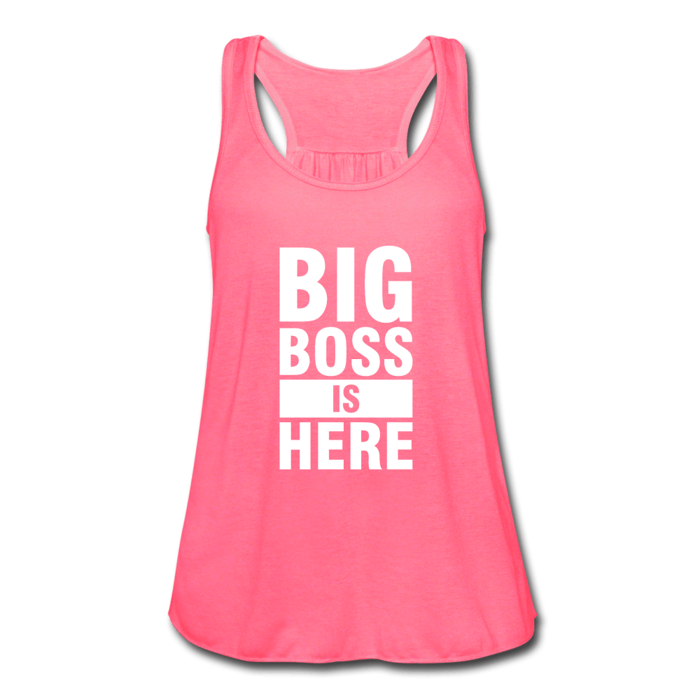 SPOD Women's Flowy Tank Top by Bella | Bella B8800 neon pink / XS Women's Big Boss Flowy Tank Top
