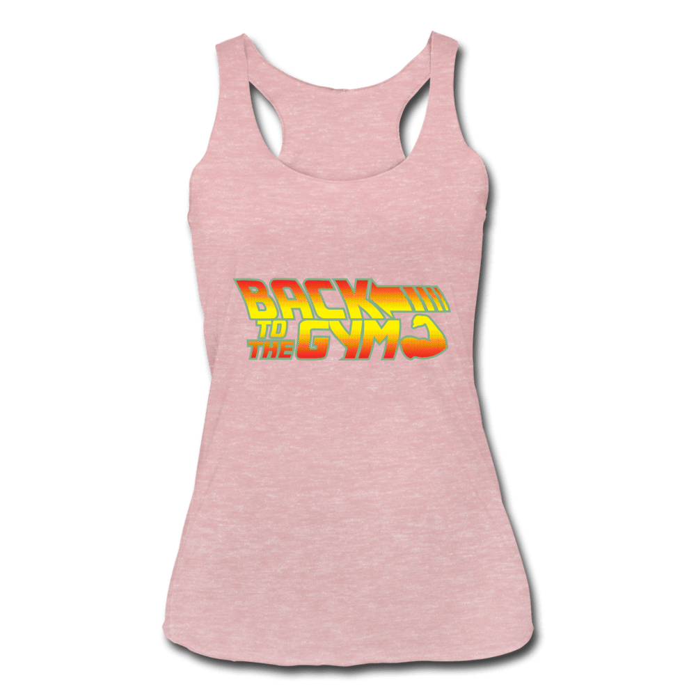 SPOD Women’s Tri-Blend Racerback Tank | Next Level 6733 Women’s Back To The Gym Racerback Tank