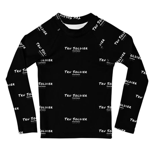 Tru Soldier Sportswear  2T Kids Black Rash Guard