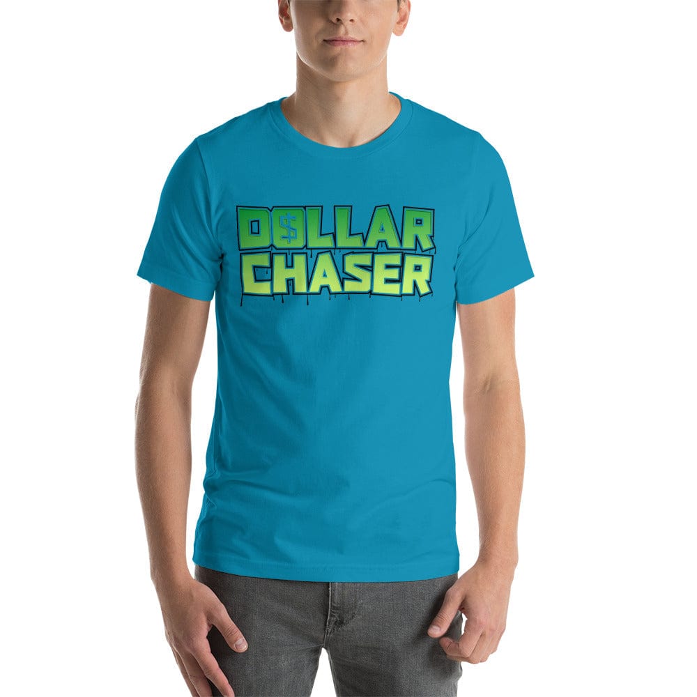 Tru Soldier Sportswear  Aqua / S Dollar Chaser Short-sleeve unisex t-shirt