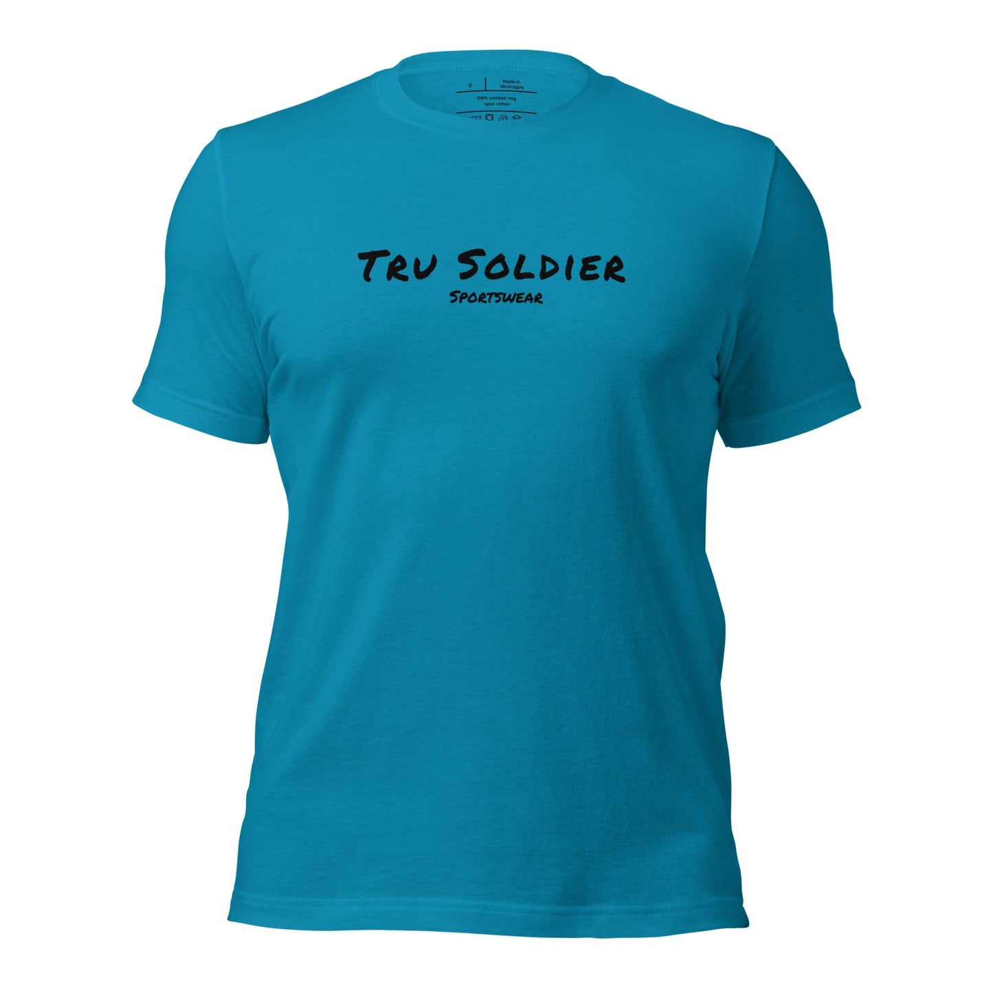 Tru Soldier Sportswear  Aqua / S Unisex t-shirt
