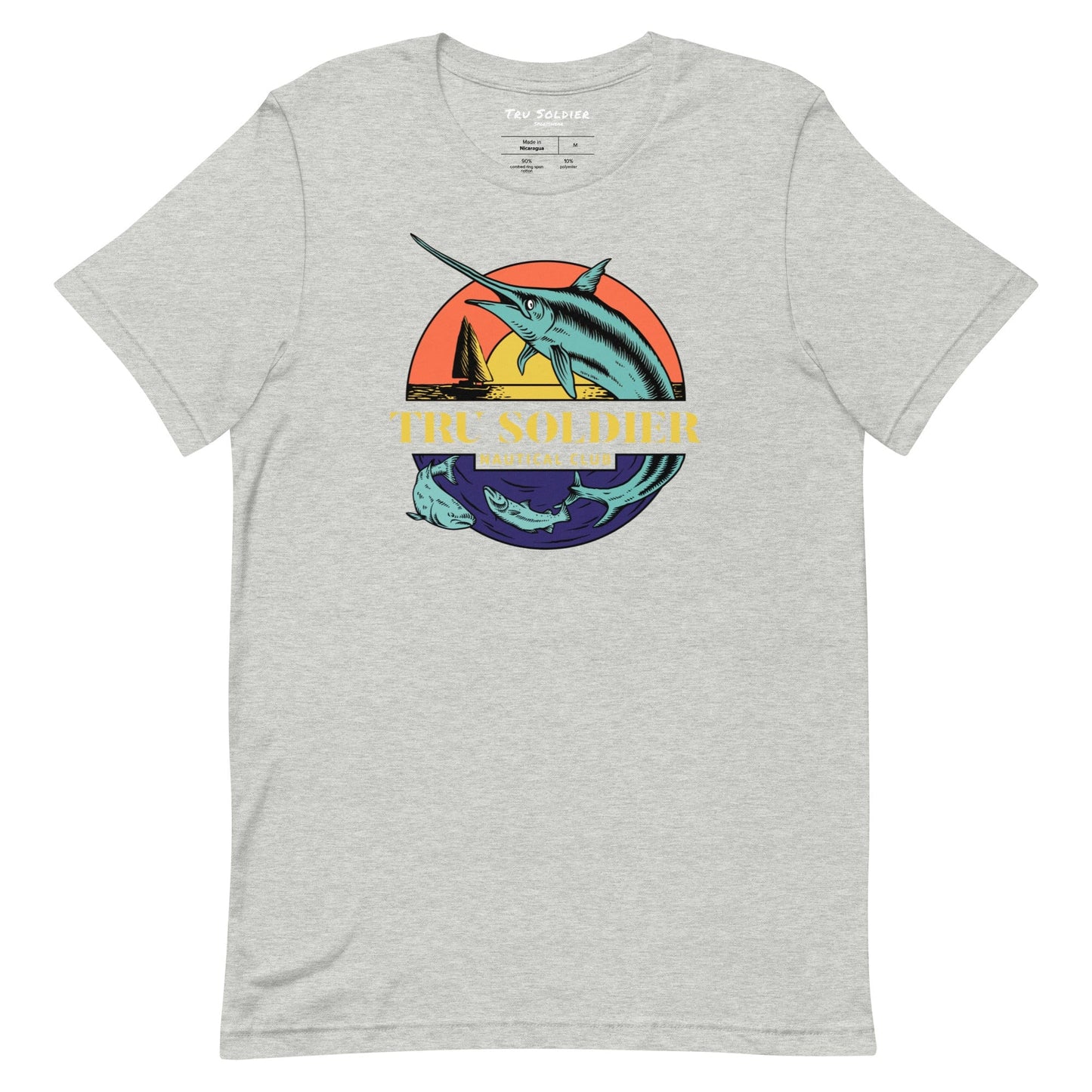 Tru Soldier Sportswear  Athletic Heather / XS Nautical t-shirt