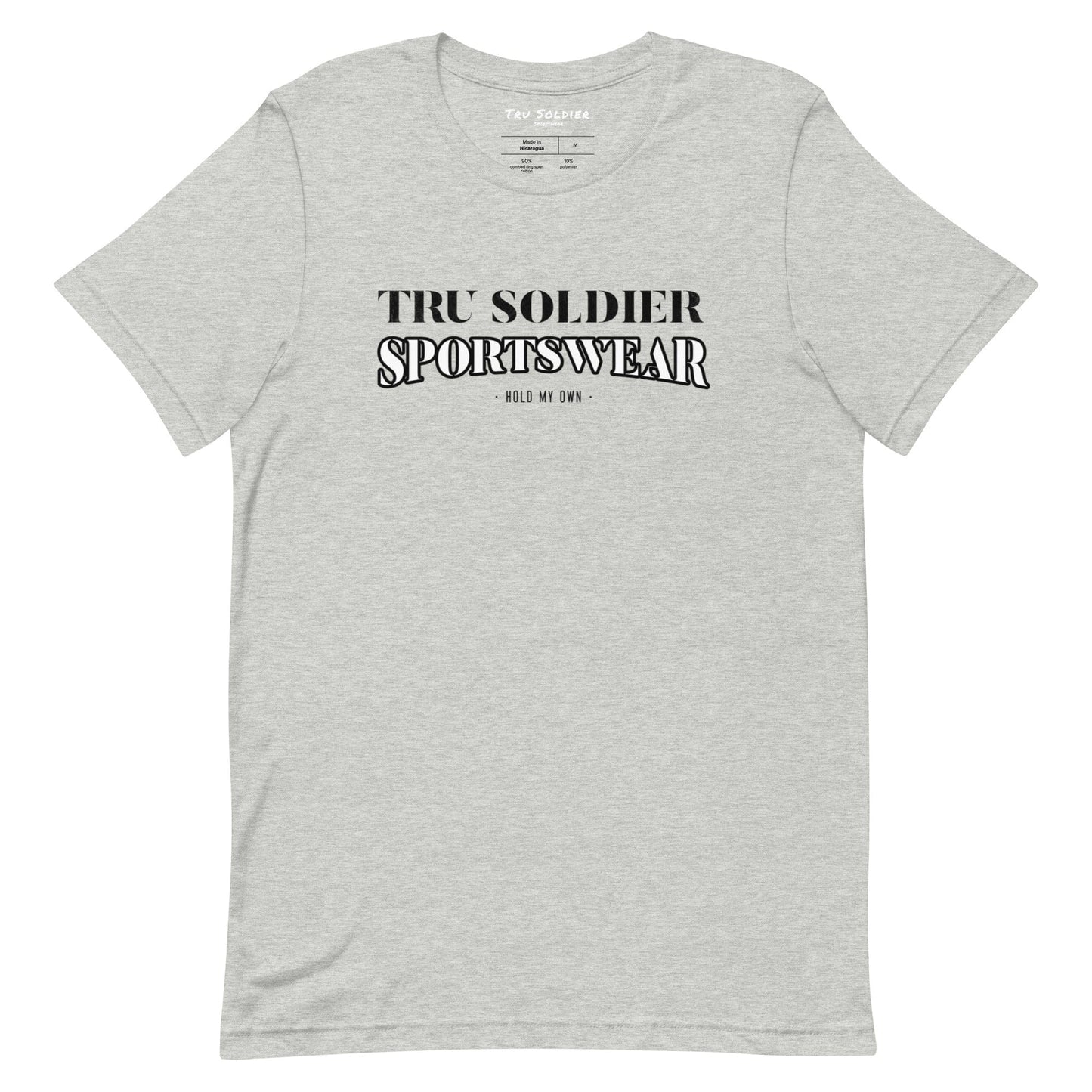 Tru Soldier Sportswear  Athletic Heather / XS Tru Soldier Sportswear Unisex t-shirt
