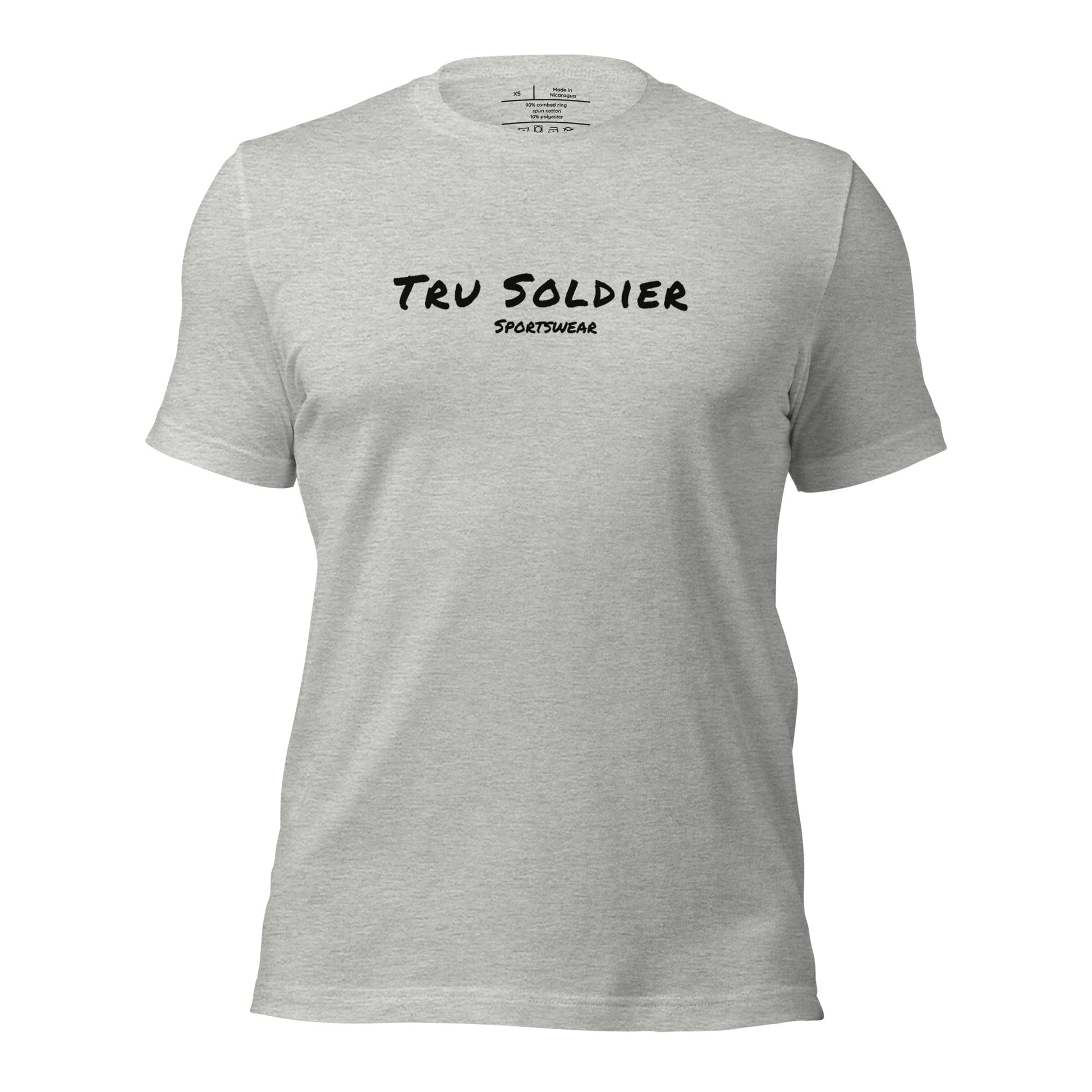 Tru Soldier Sportswear  Athletic Heather / XS Unisex t-shirt