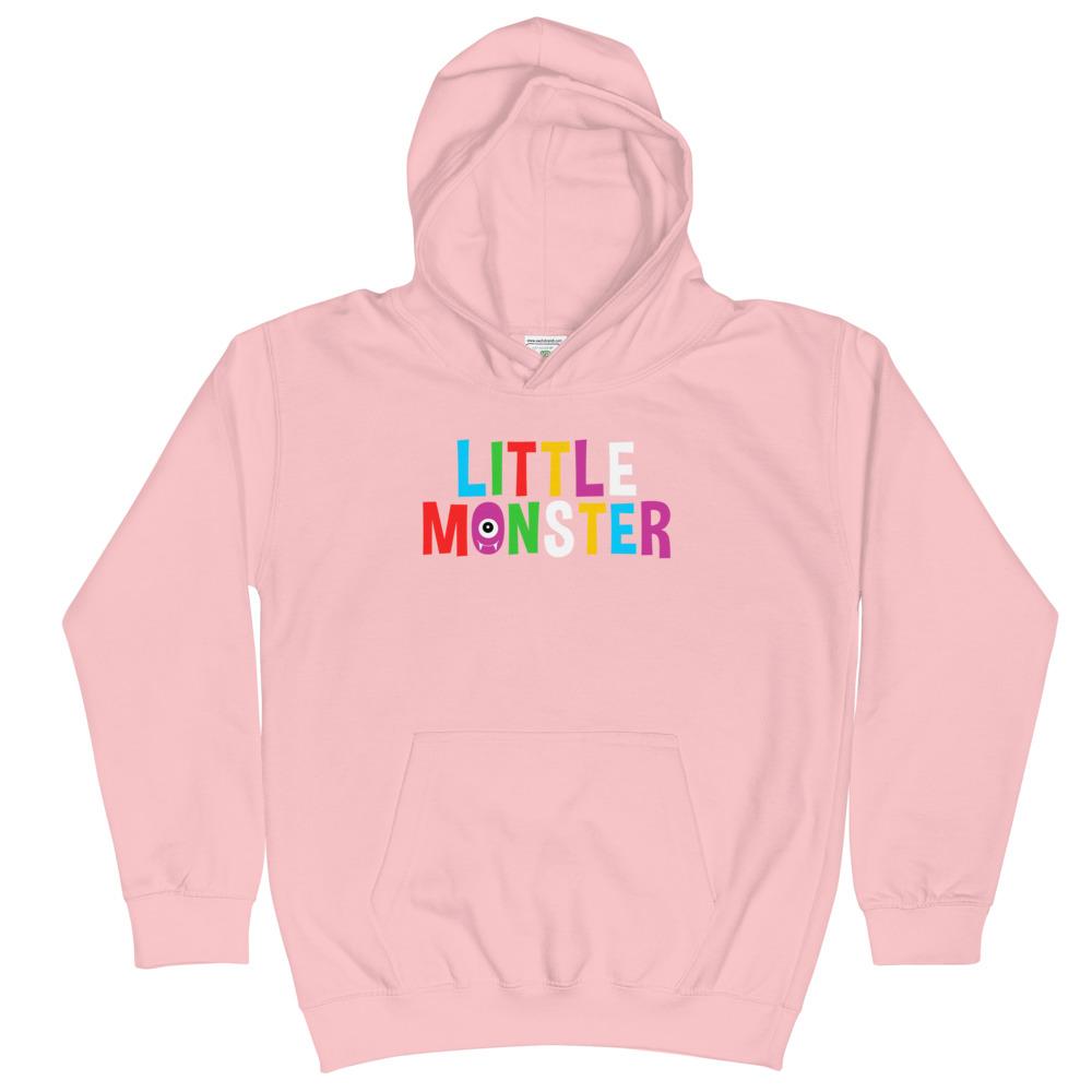 Tru Soldier Sportswear  Baby Pink / XS Kids Little Monster Hoodie