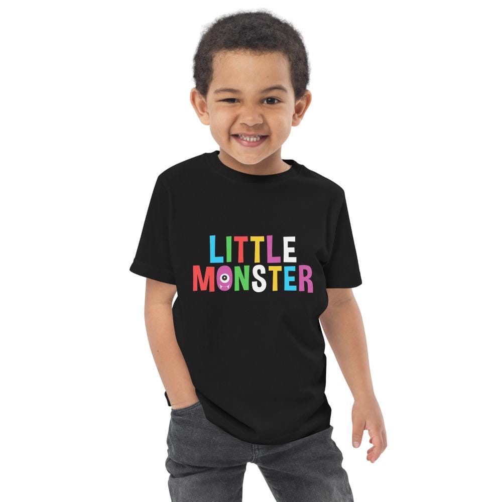 Tru Soldier Sportswear  Black / 2 Little Monster Toddler jersey t-shirt
