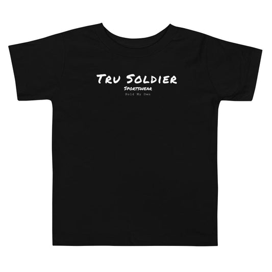 Tru Soldier Sportswear  Black / 2T Toddler Signature  Short Sleeve Tee