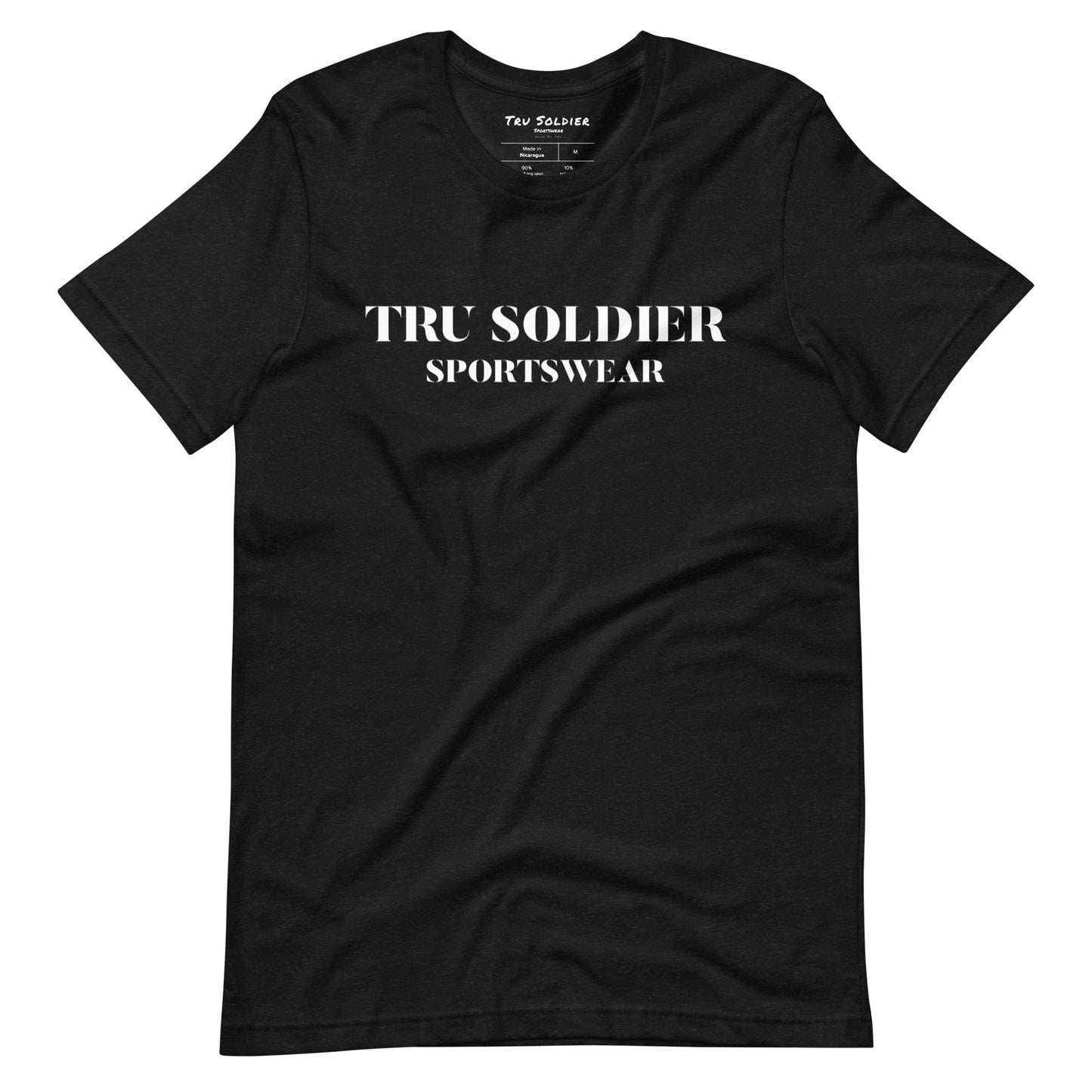 Tru Soldier Sportswear  Black Heather / XS Tru Soldier Sportswear t-shirt