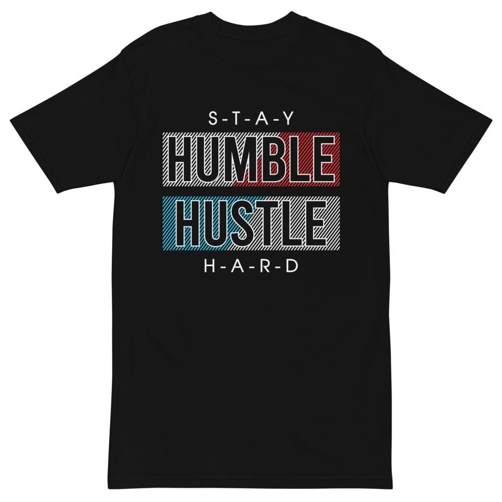 Tru Soldier Sportswear  Black / S Unisex Stay Humble Hustle heavyweight t-shirt
