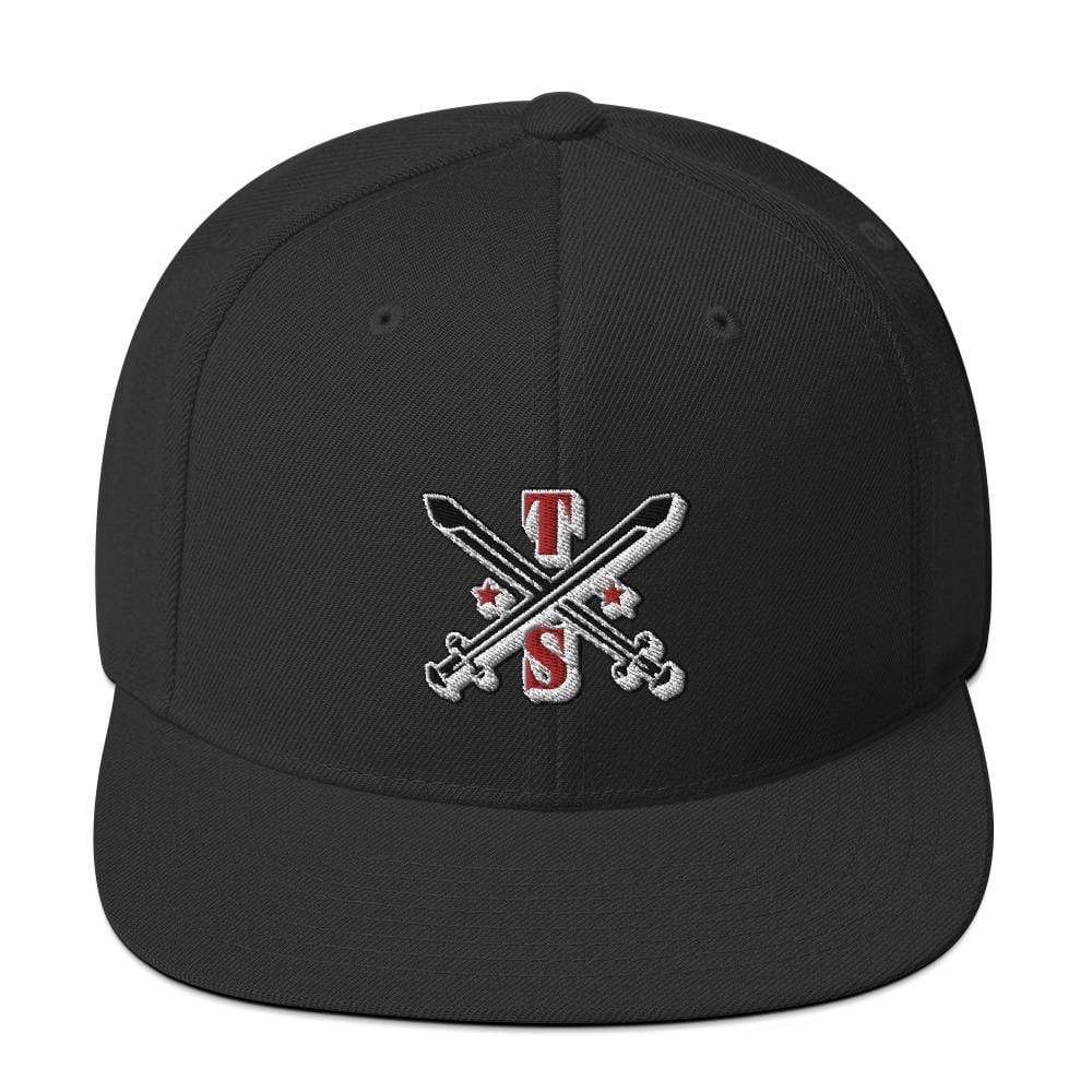 Tru Soldier Sportswear  Black Snapback Logo Hat