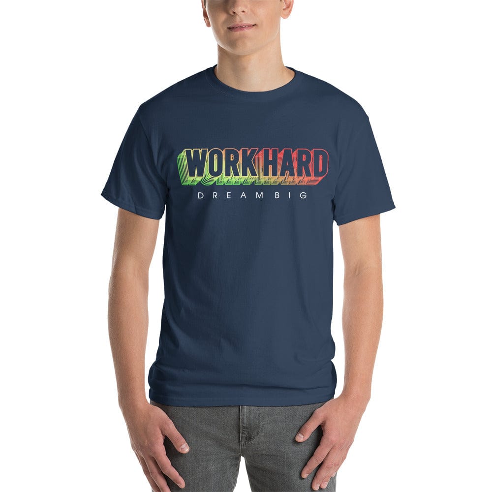 Tru Soldier Sportswear  Blue Dusk / S Work Hard Dream Big T-Shirt