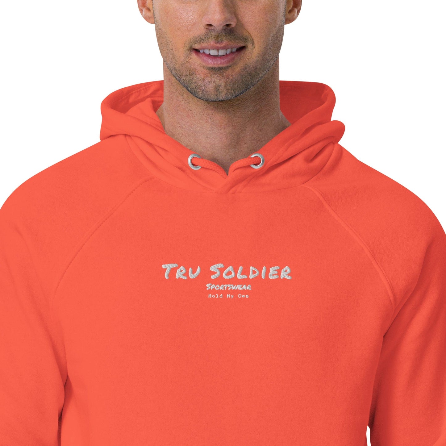 Tru Soldier Sportswear  Burnt Orange / XS Eco Embroidered Hoodie