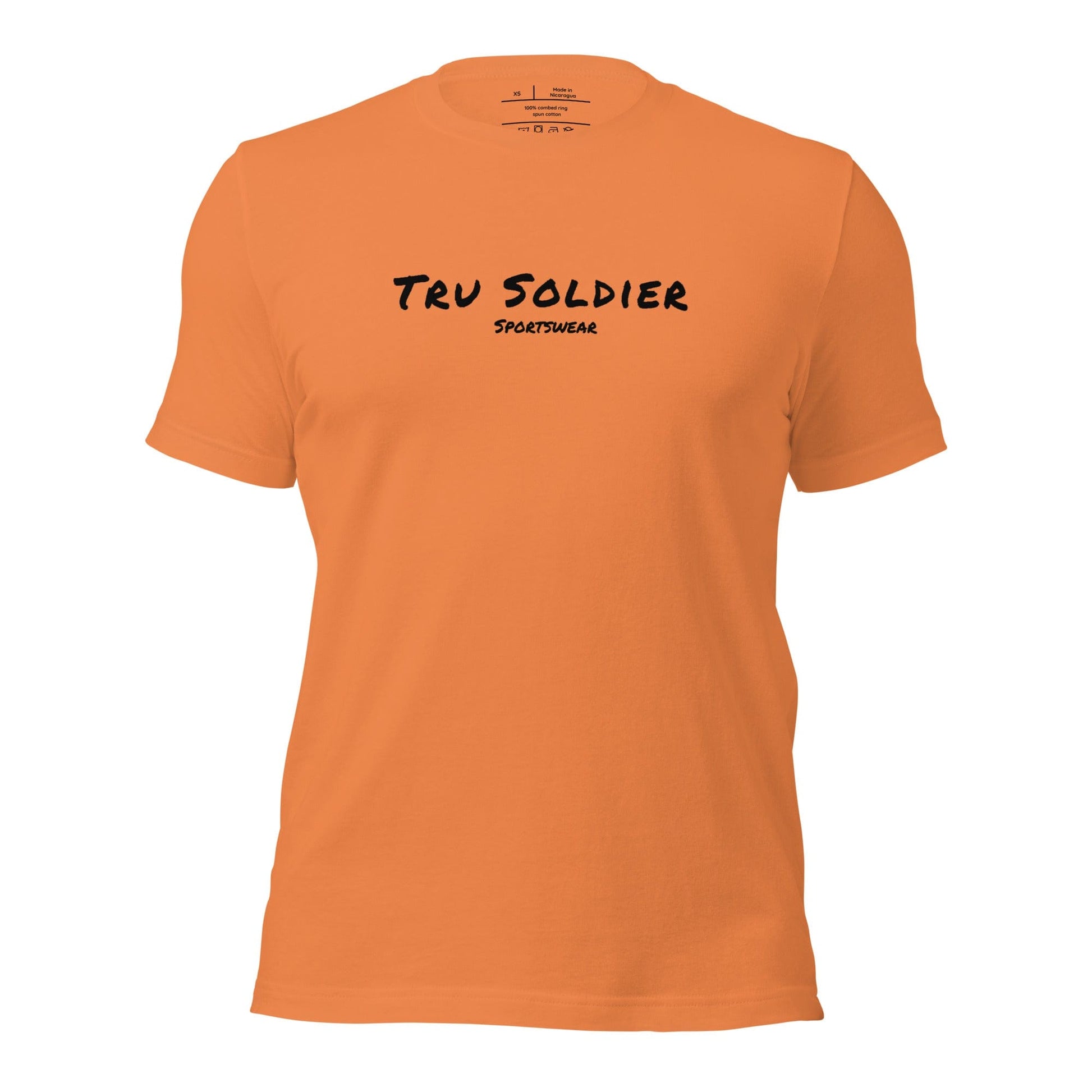 Tru Soldier Sportswear  Burnt Orange / XS Unisex t-shirt