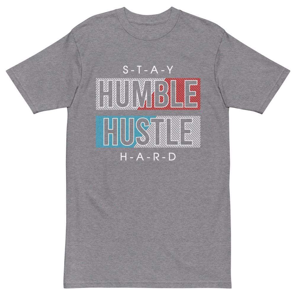 Tru Soldier Sportswear  Carbon Grey / S Unisex Stay Humble Hustle heavyweight t-shirt