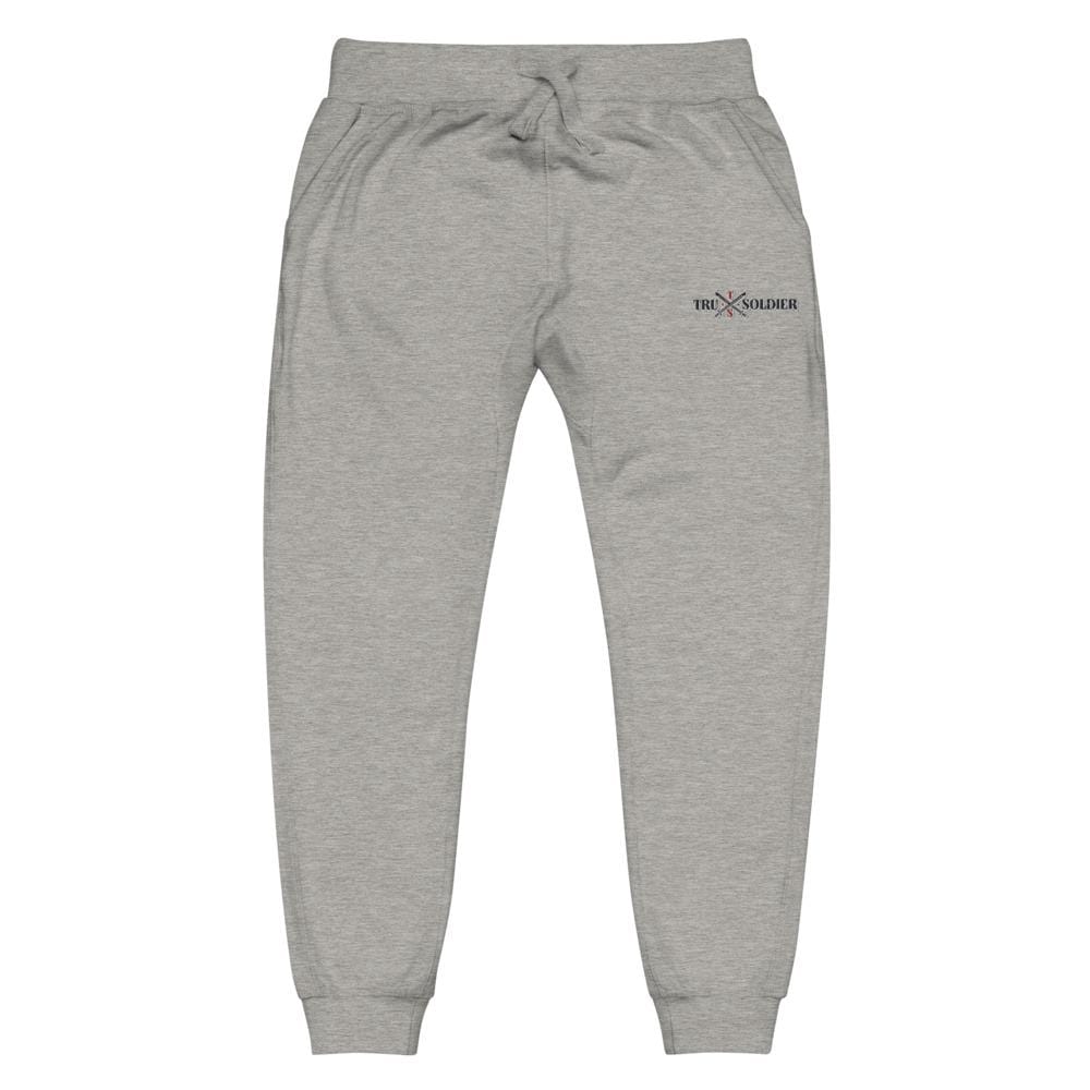 Tru Soldier Sportswear  Carbon Grey / XS Tru Soldier fleece sweatpants
