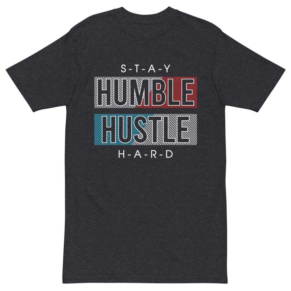Tru Soldier Sportswear  Charcoal Heather / S Unisex Stay Humble Hustle heavyweight t-shirt