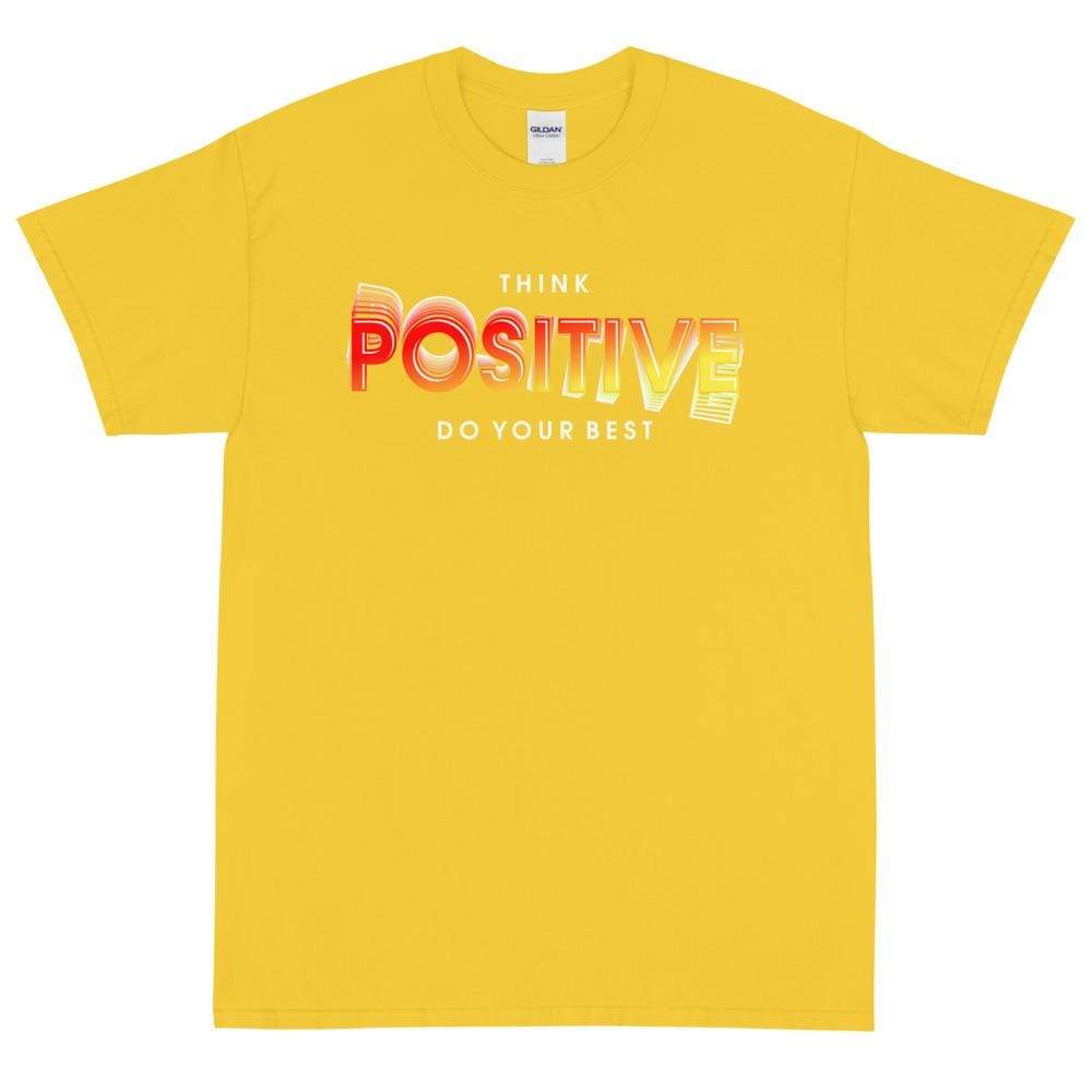 Tru Soldier Sportswear  Daisy / S Think Positive Do Your Best T-Shirt