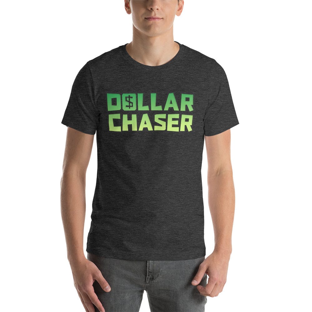 Tru Soldier Sportswear  Dark Grey Heather / XS Dollar Chaser Short-sleeve unisex t-shirt