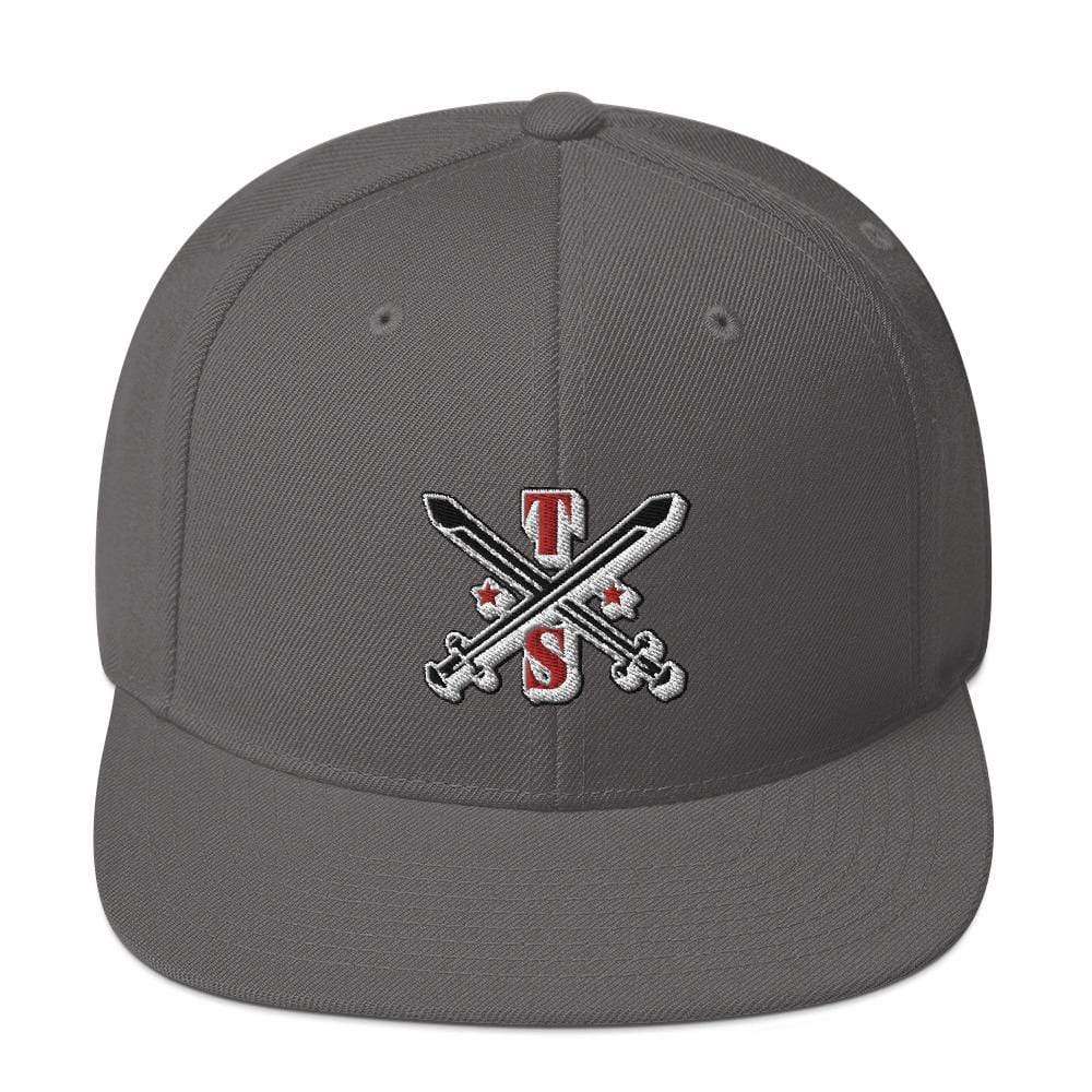 Tru Soldier Sportswear  Dark Grey Snapback Logo Hat
