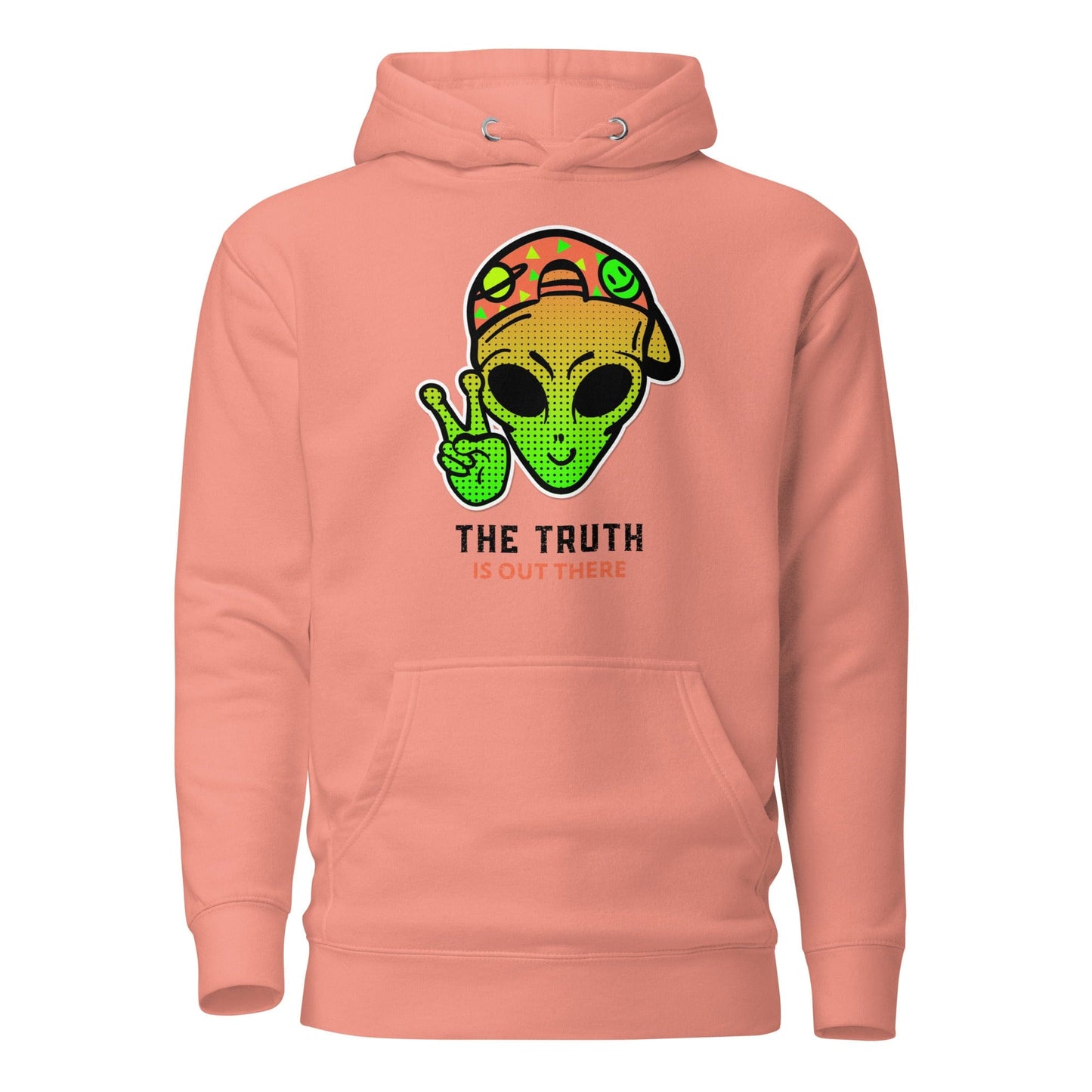 Tru Soldier Sportswear  Dusty Rose / S The Truth Is Out There Hoodie