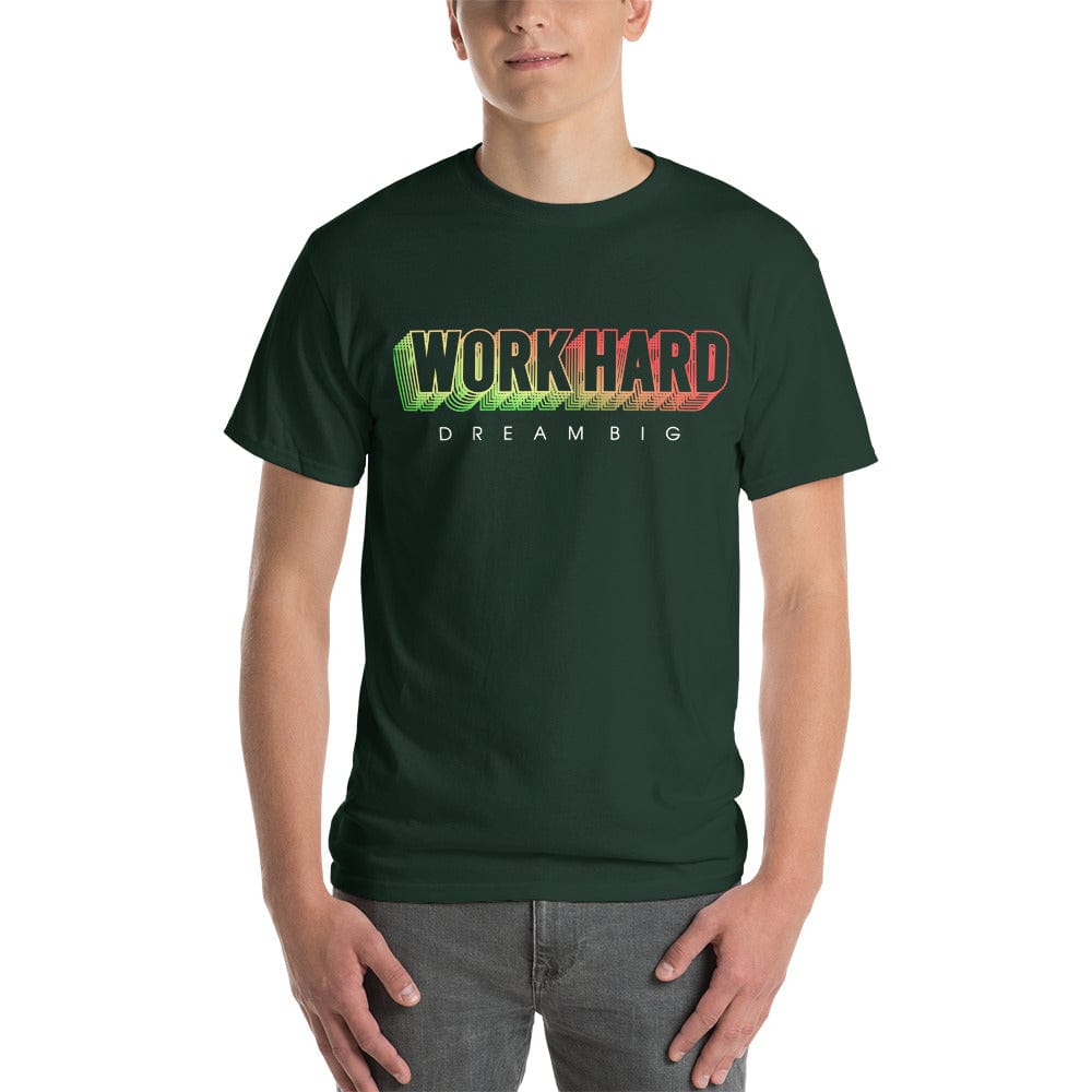 Tru Soldier Sportswear  Forest / S Work Hard Dream Big T-Shirt
