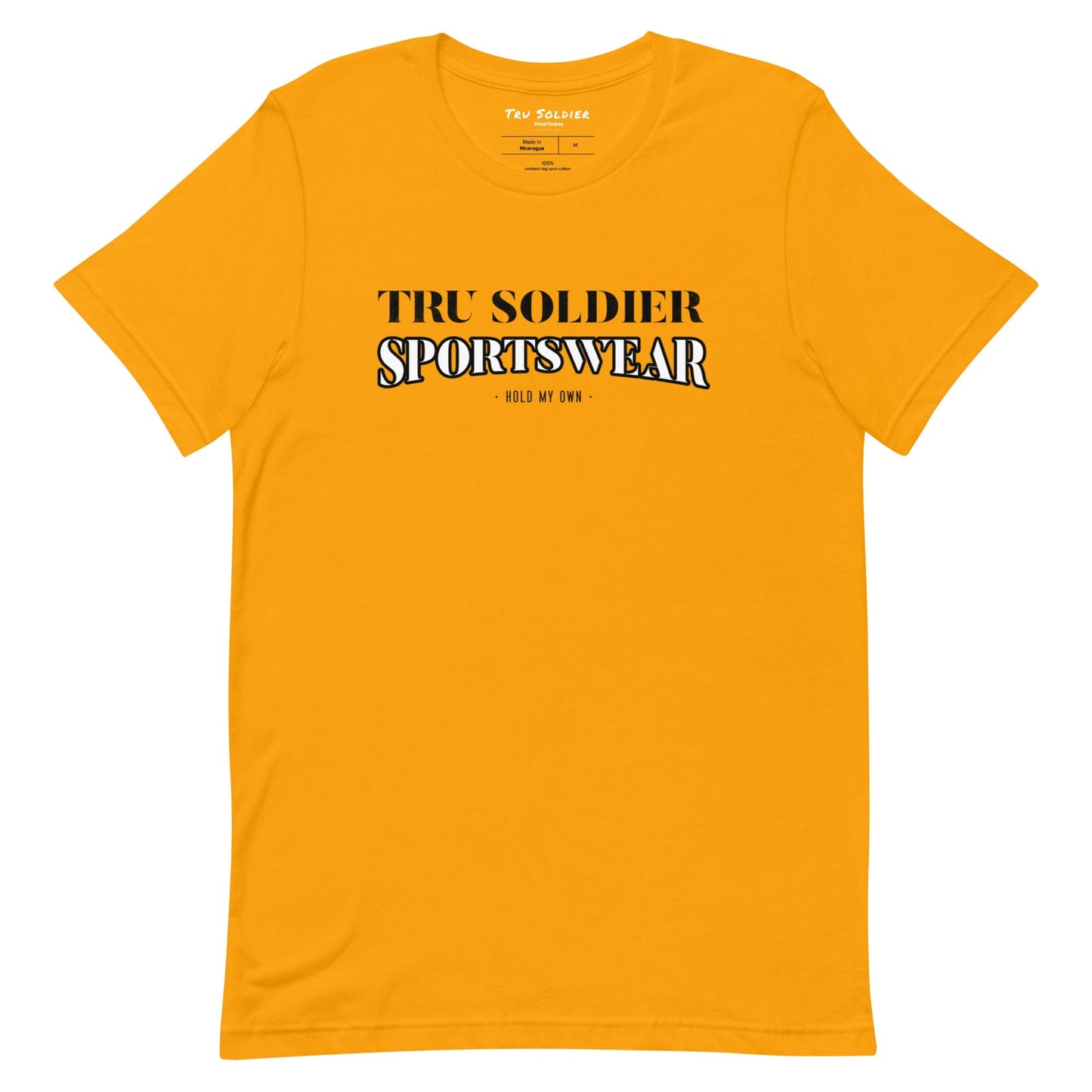 Tru Soldier Sportswear  Gold / S Tru Soldier Sportswear Unisex t-shirt