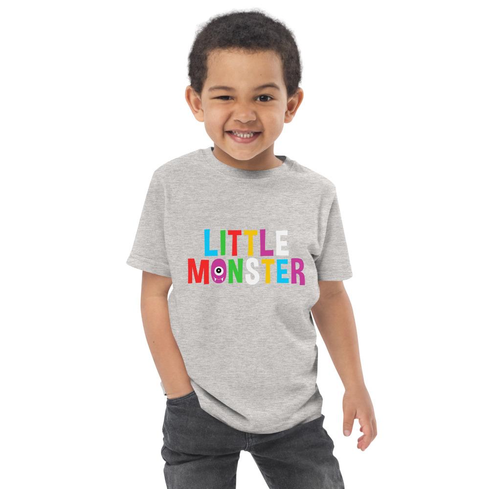 Tru Soldier Sportswear  Heather / 2 Little Monster Toddler jersey t-shirt