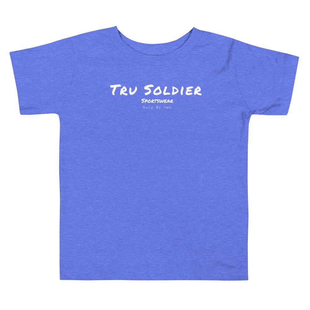 Tru Soldier Sportswear  Heather Columbia Blue / 2T Toddler Signature  Short Sleeve Tee