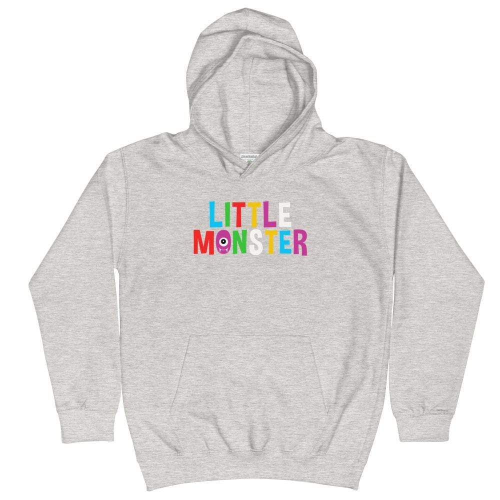Tru Soldier Sportswear  Heather Grey / XS Kids Little Monster Hoodie