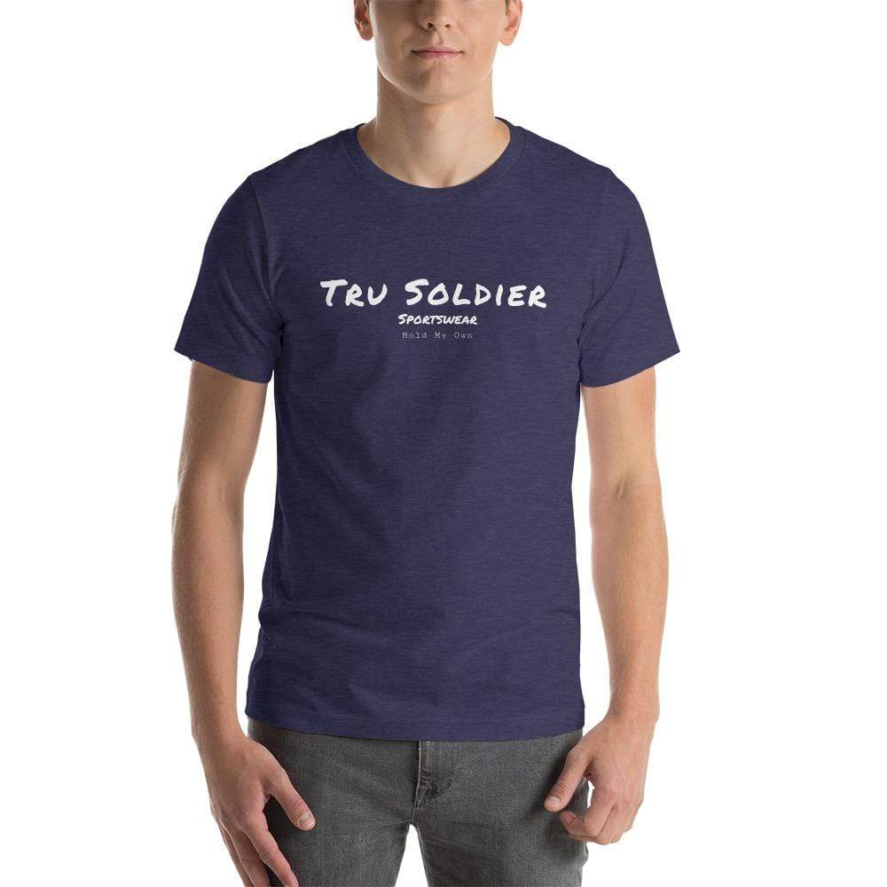Tru Soldier Sportswear  Heather Midnight Navy / XS Tru Soldier Unisex T-Shirt