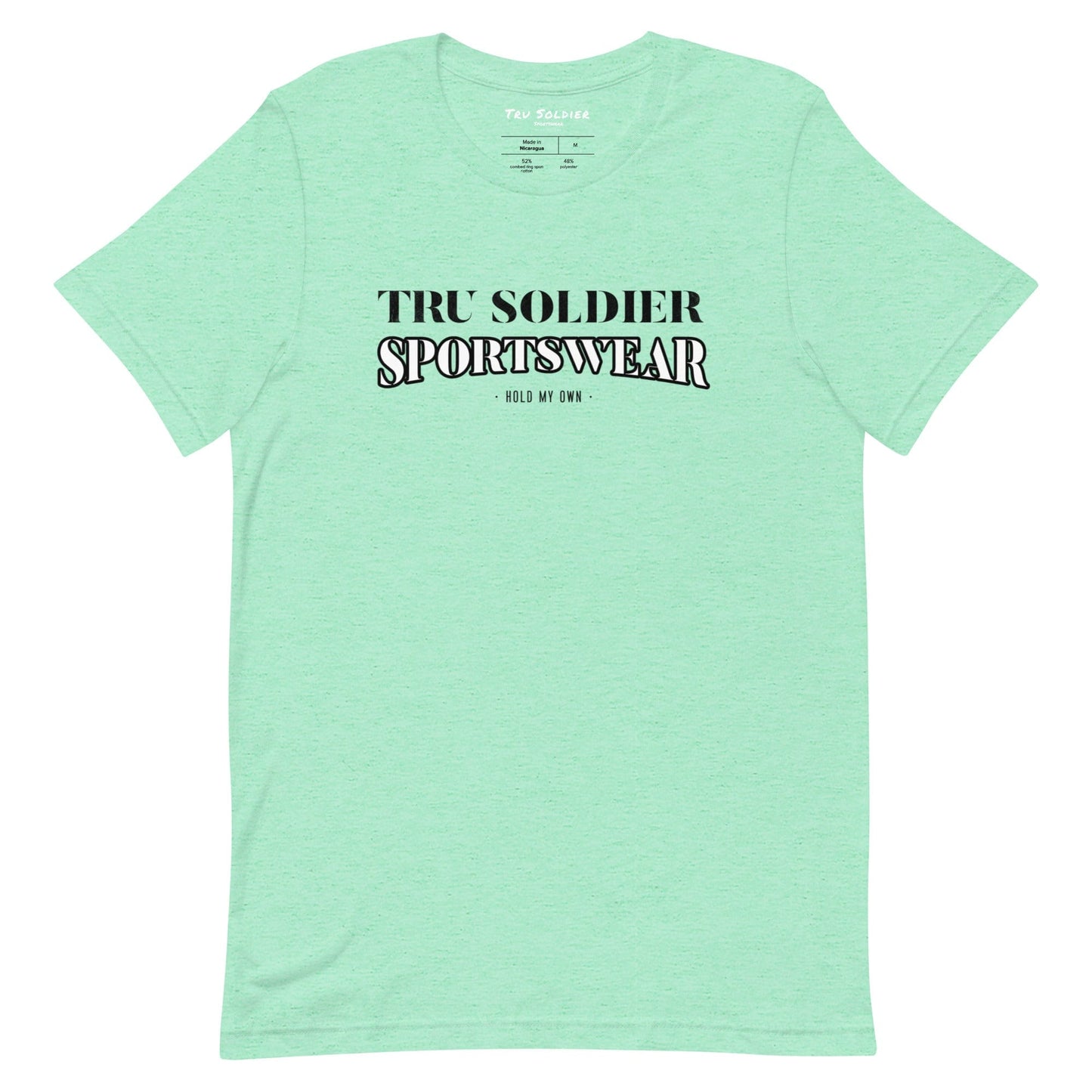 Tru Soldier Sportswear  Heather Mint / S Tru Soldier Sportswear Unisex t-shirt