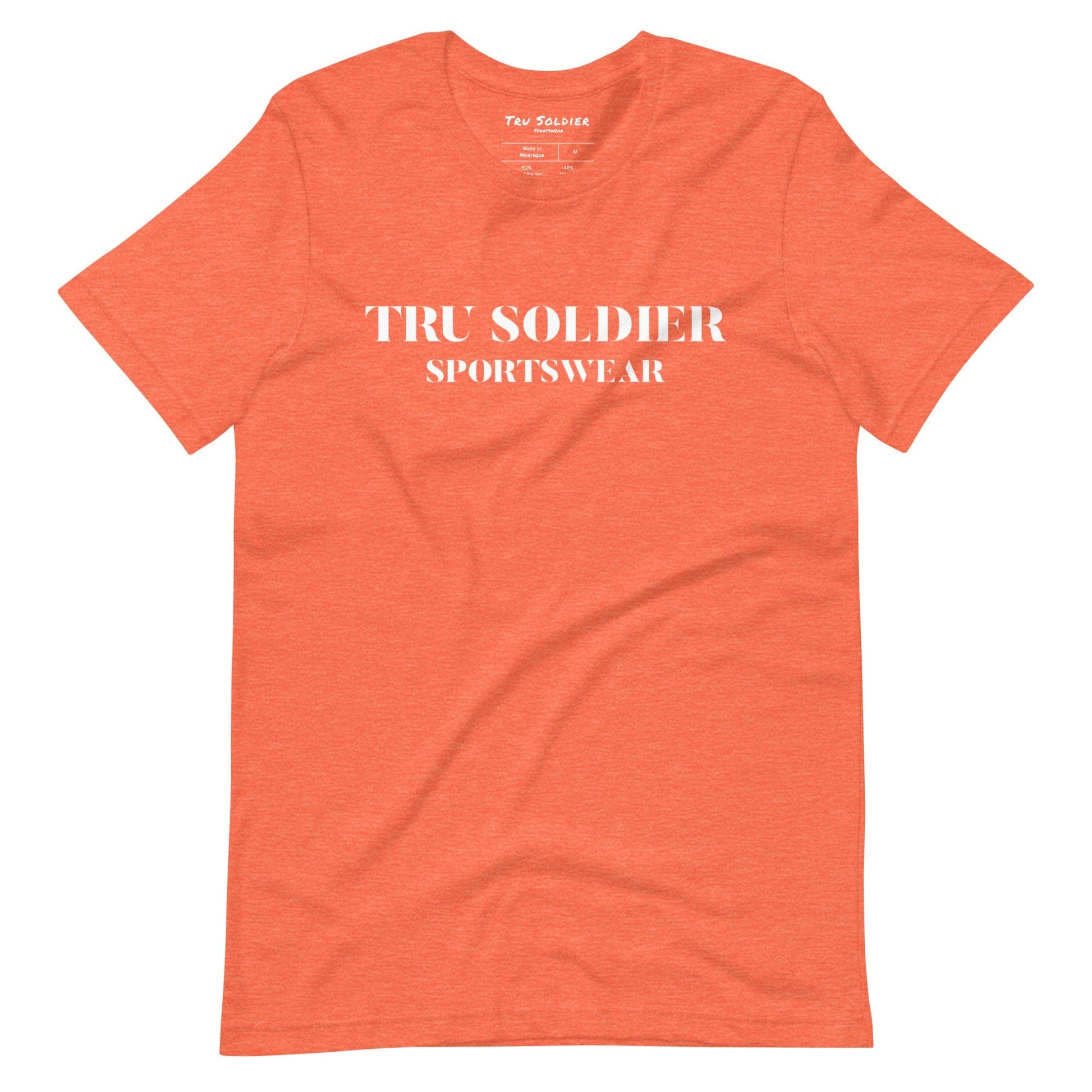 Tru Soldier Sportswear  Heather Orange / S Tru Soldier Sportswear t-shirt