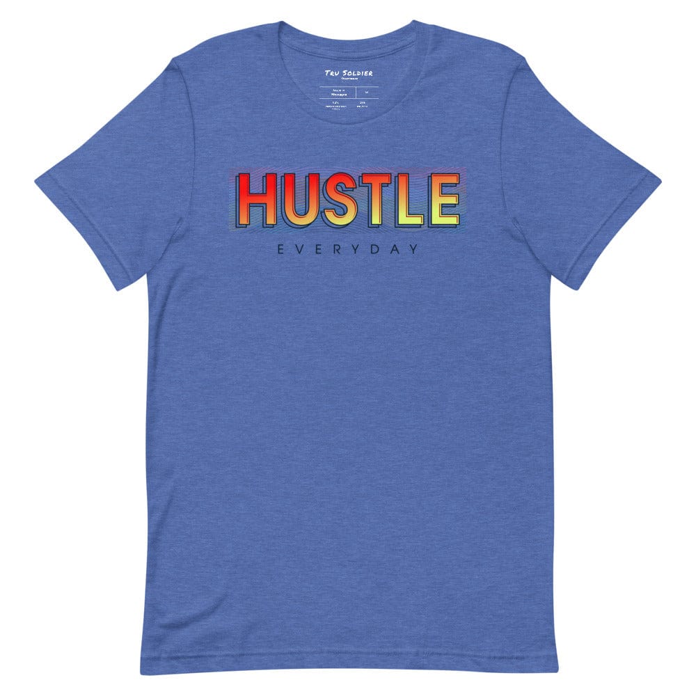 Tru Soldier Sportswear  Heather True Royal / S Hustle Everyday t-shirt