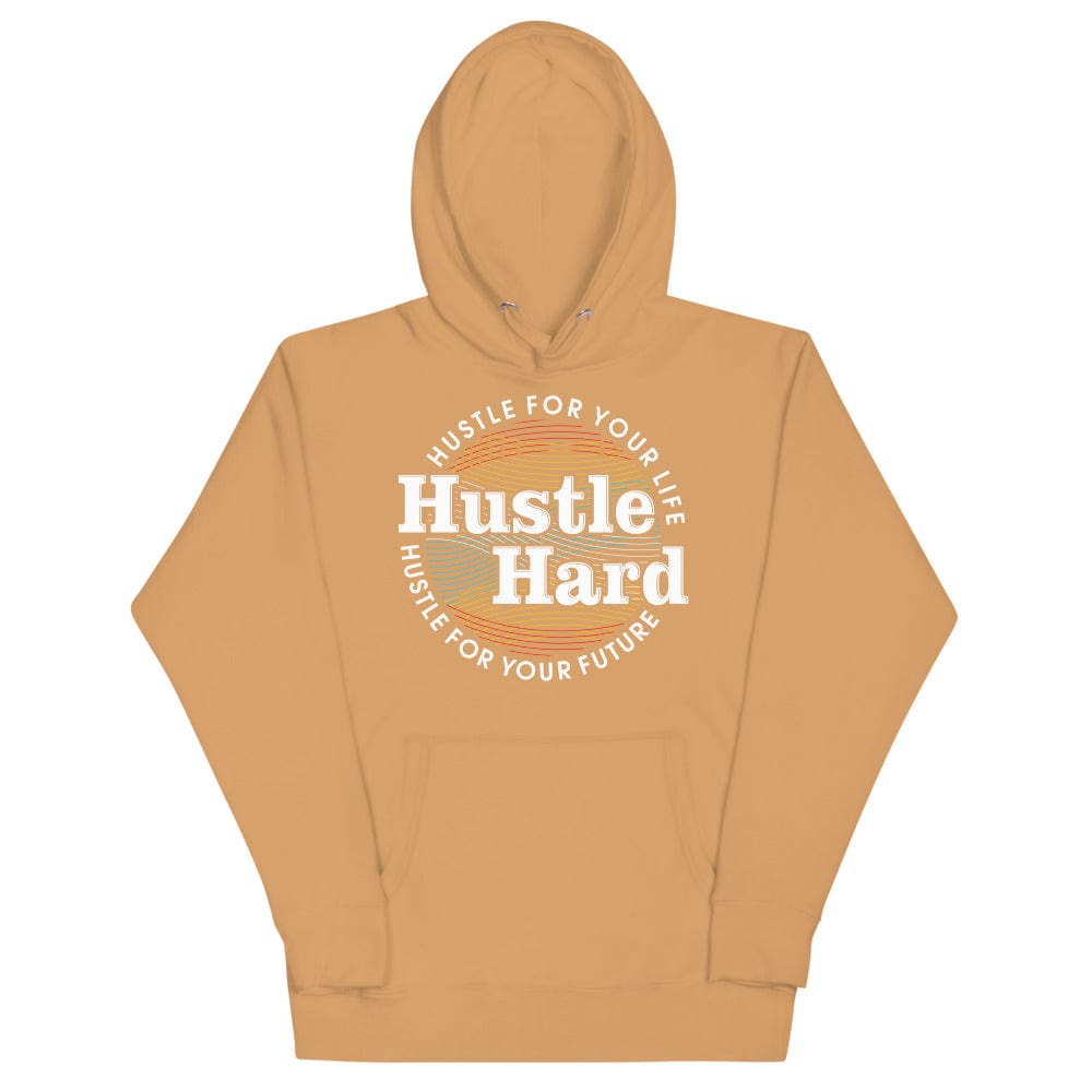 Tru Soldier Sportswear  Hoodie Khaki / S Hustle Hard Unisex Hoodie
