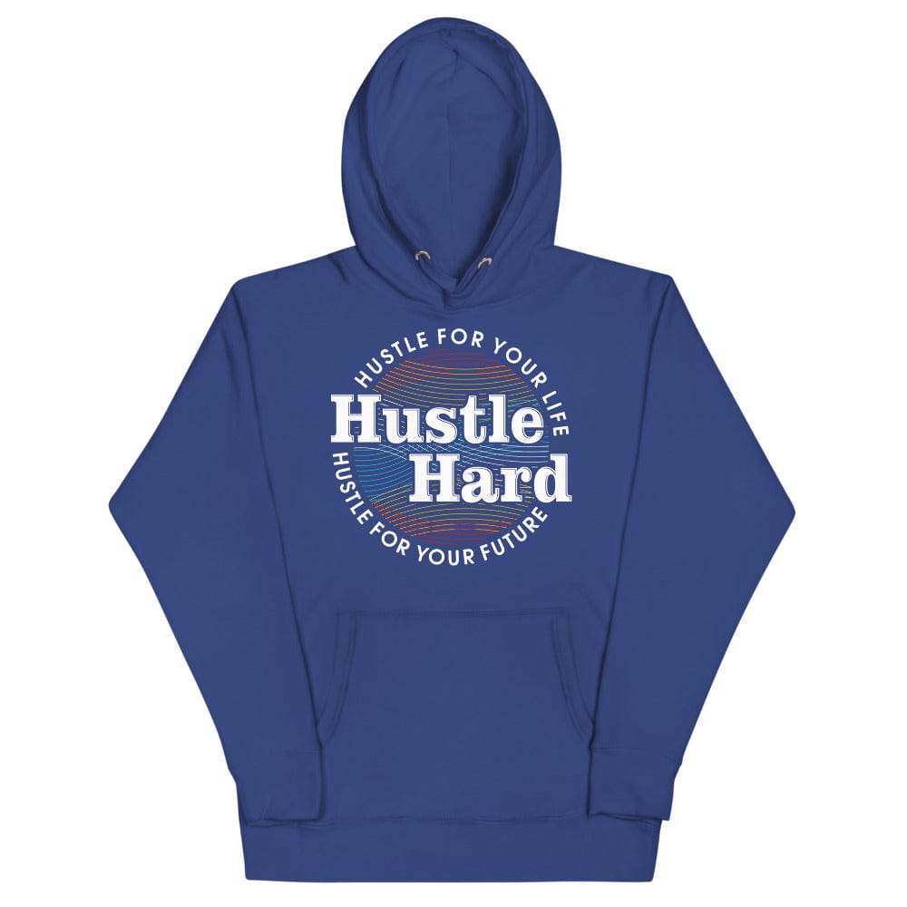Tru Soldier Sportswear  Hoodie Team Royal / S Hustle Hard Unisex Hoodie