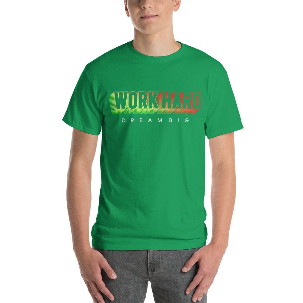Tru Soldier Sportswear  Irish Green / S Work Hard Dream Big T-Shirt