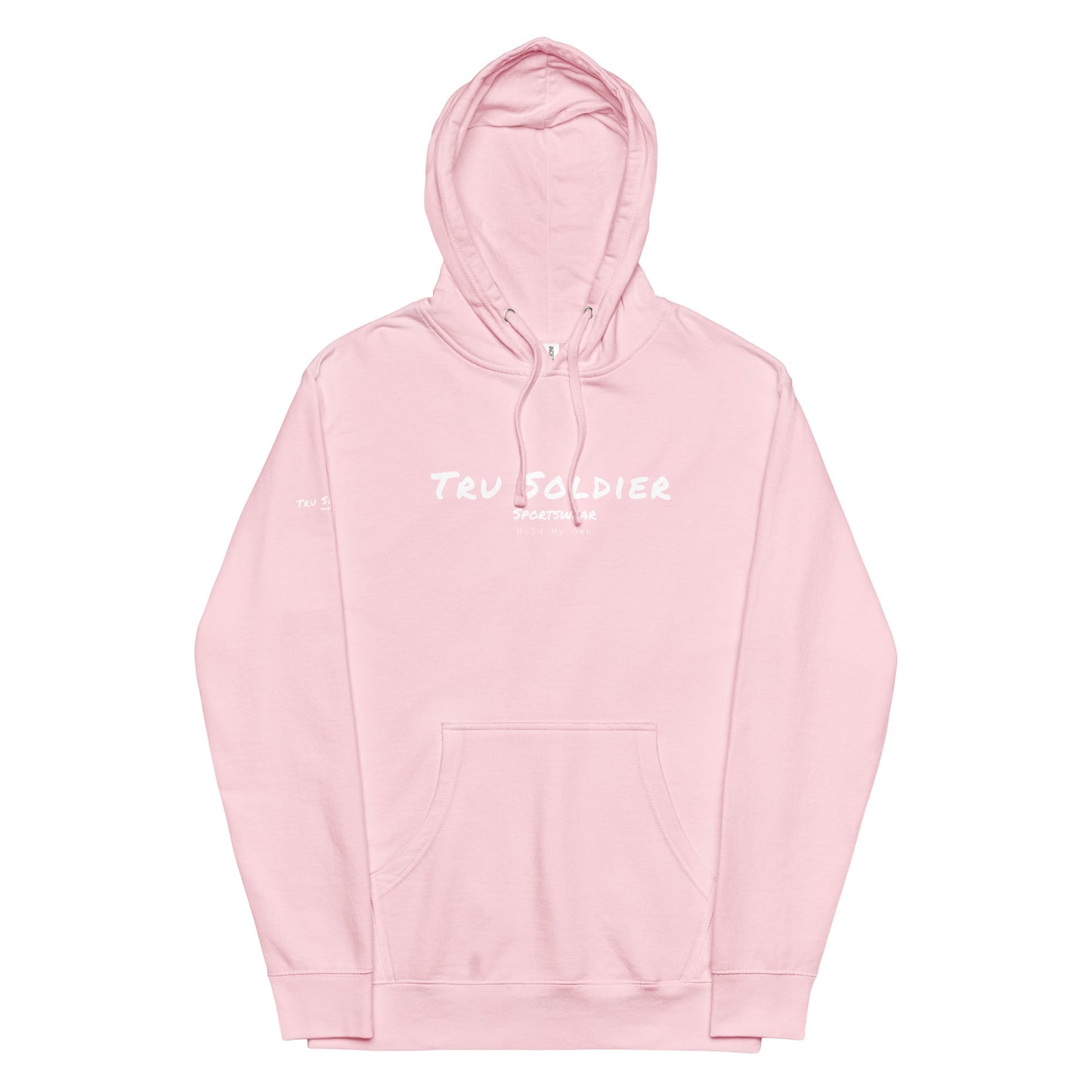 Tru Soldier Sportswear  Light Pink / S Signature midweight hoodie