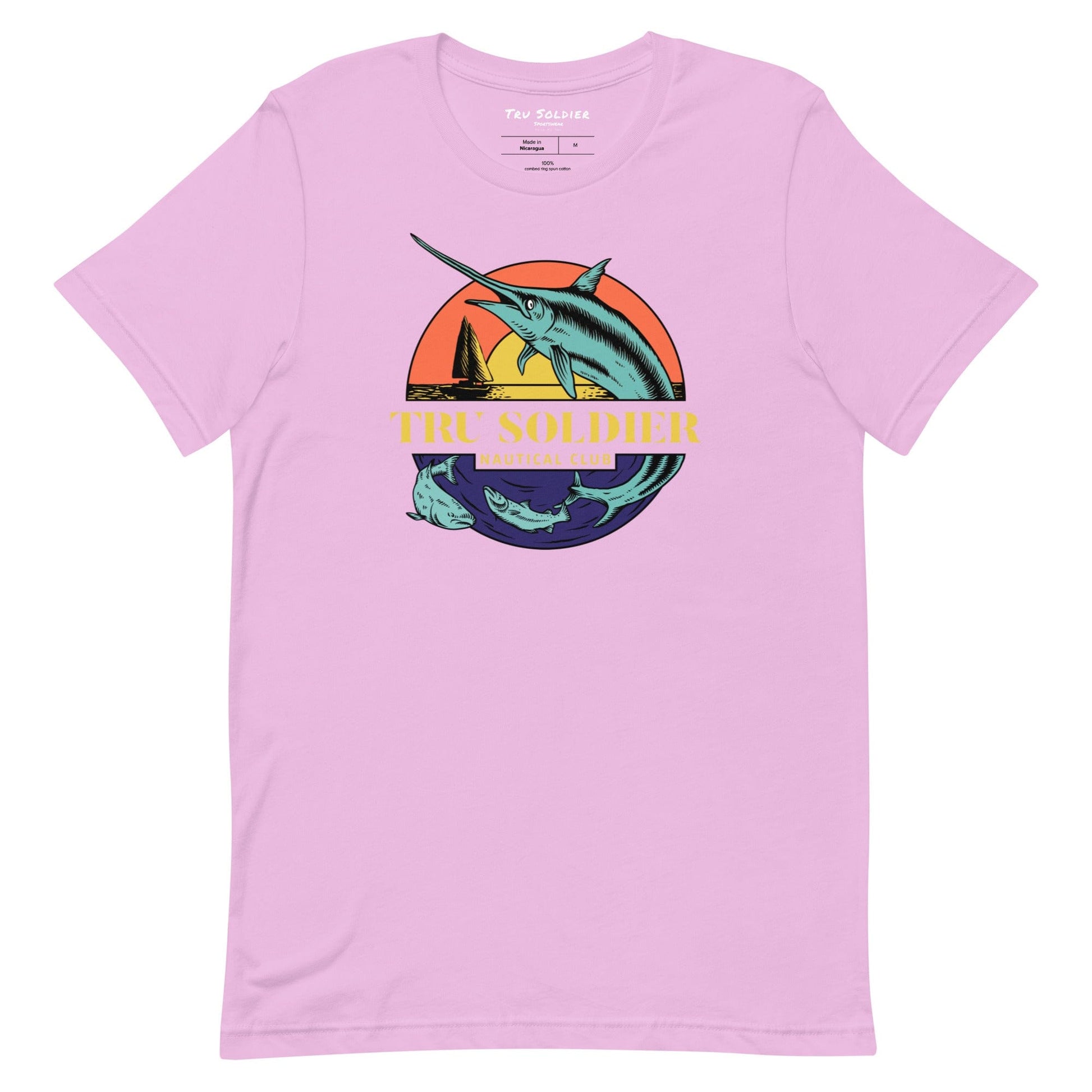 Tru Soldier Sportswear  Lilac / S Nautical t-shirt