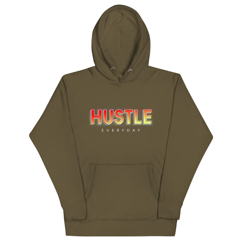 Tru Soldier Sportswear  Military Green / S Hustle Everyday Hoodie