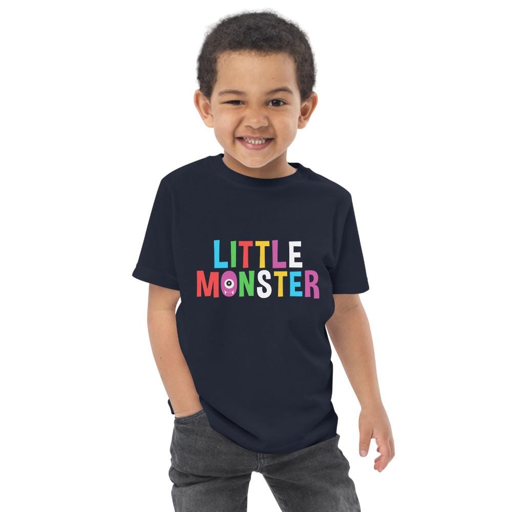 Tru Soldier Sportswear  Navy / 2 Little Monster Toddler jersey t-shirt