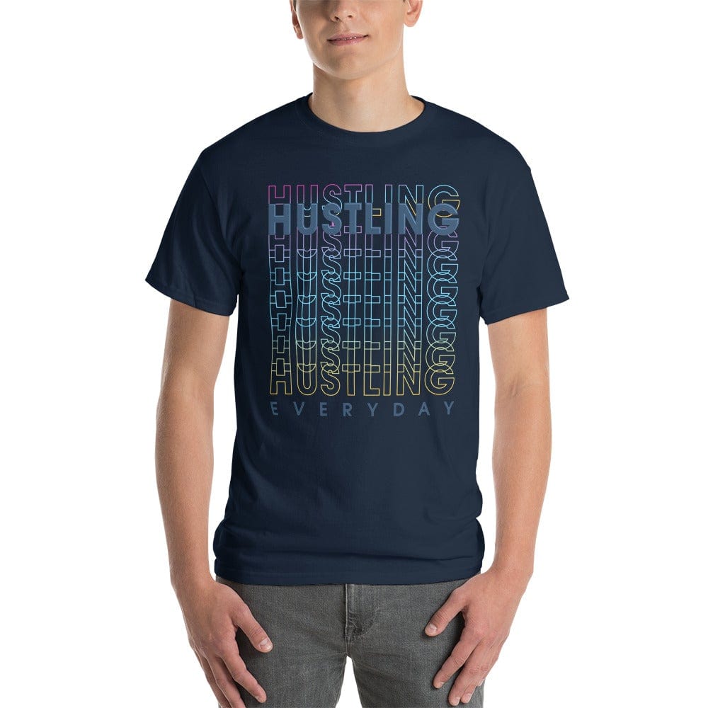 Tru Soldier Sportswear  Navy / S Hustling Everyday Short Sleeve T-Shirt