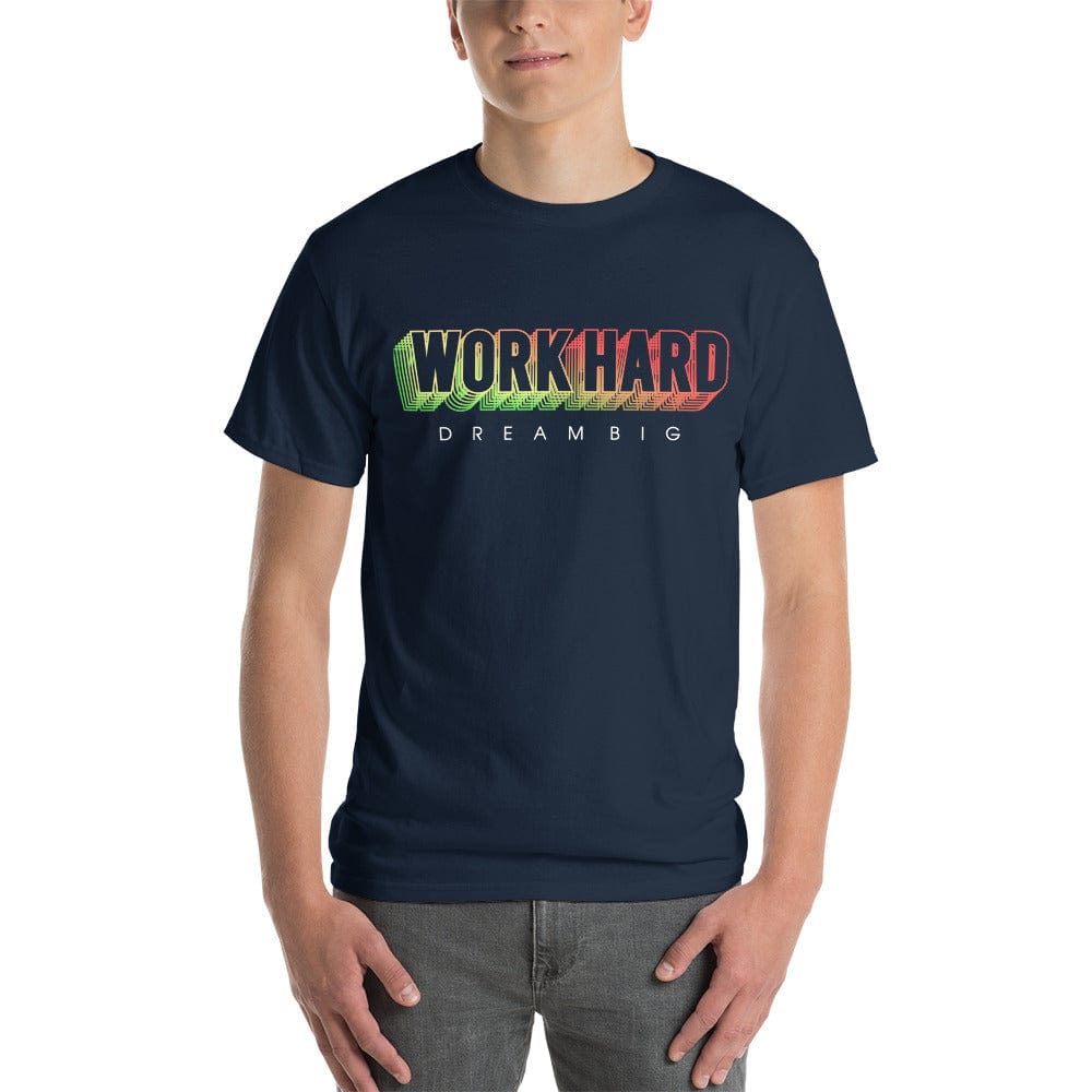 Tru Soldier Sportswear  Navy / S Work Hard Dream Big T-Shirt