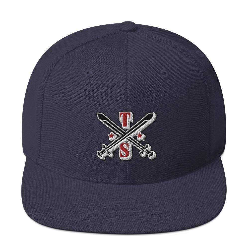 Tru Soldier Sportswear  Navy Snapback Logo Hat