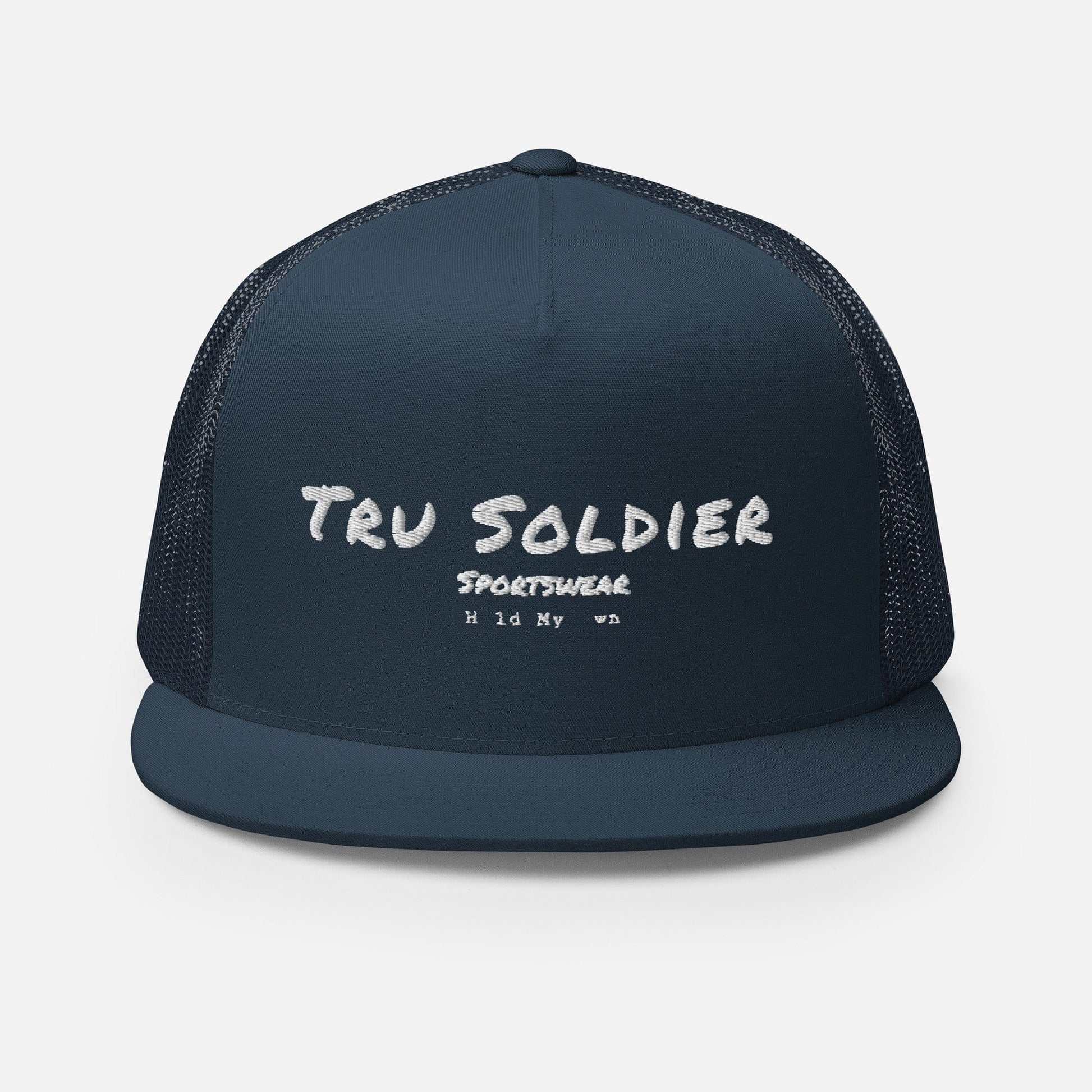 Tru Soldier Sportswear  Navy Trucker Cap
