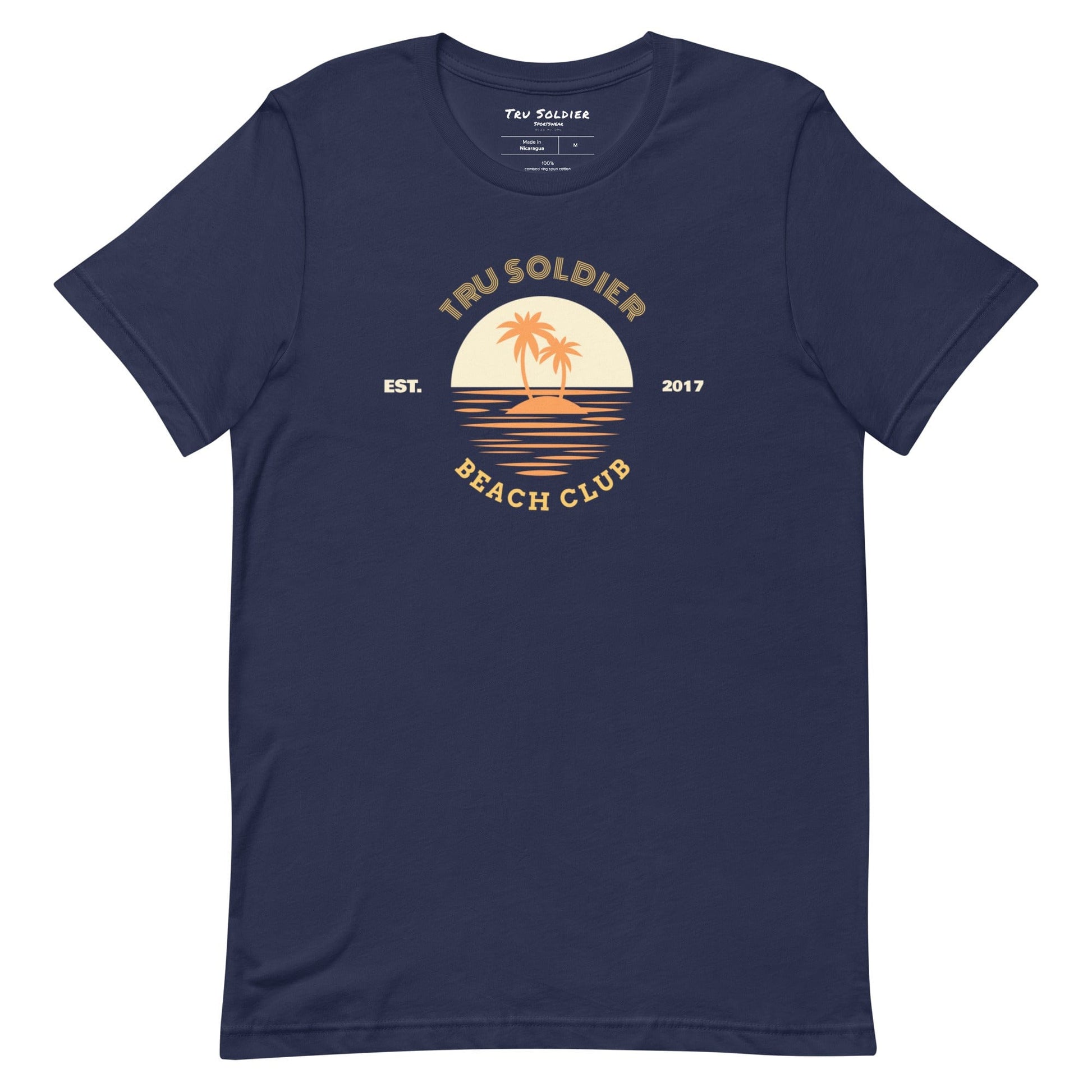 Tru Soldier Sportswear  Navy / XS Beach Club t-shirt