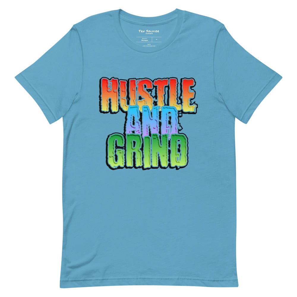 Tru Soldier Sportswear  Ocean Blue / S Hustle And Grind unisex t-shirt