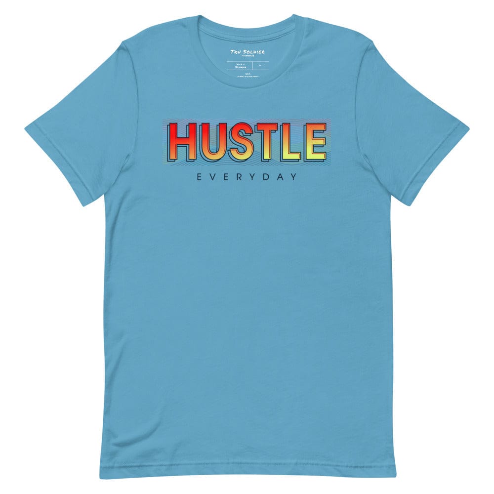 Tru Soldier Sportswear  Ocean Blue / S Hustle Everyday t-shirt