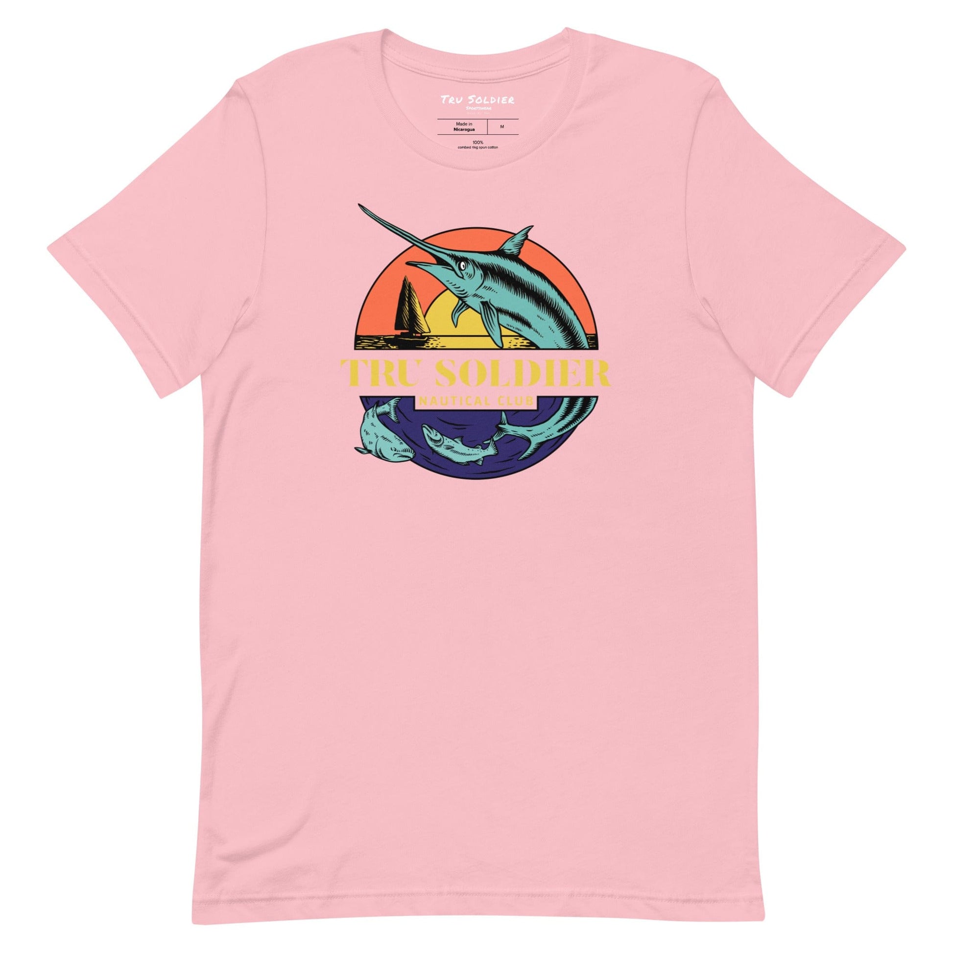 Tru Soldier Sportswear  Pink / S Nautical t-shirt