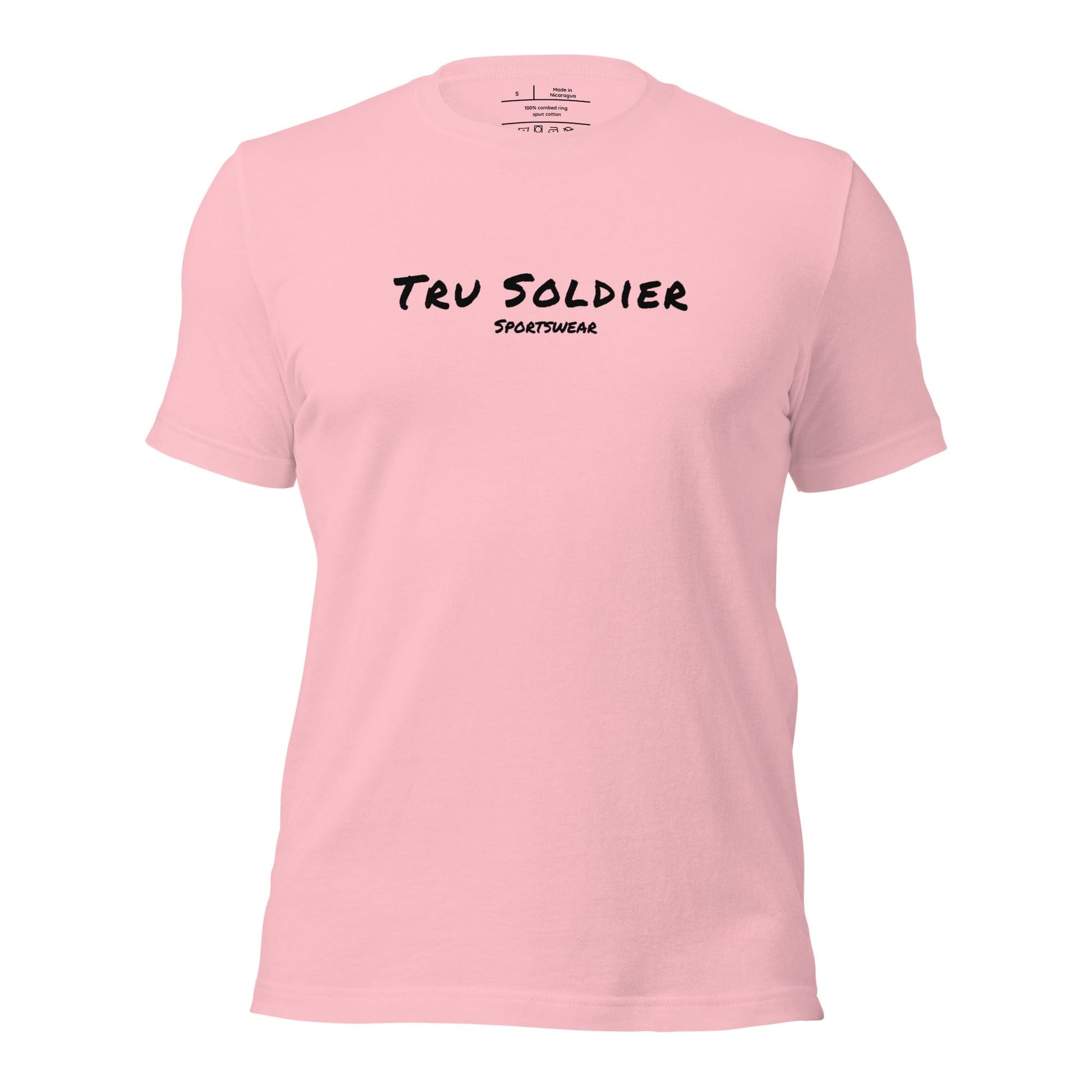 Tru Soldier Sportswear  Pink / S Unisex t-shirt