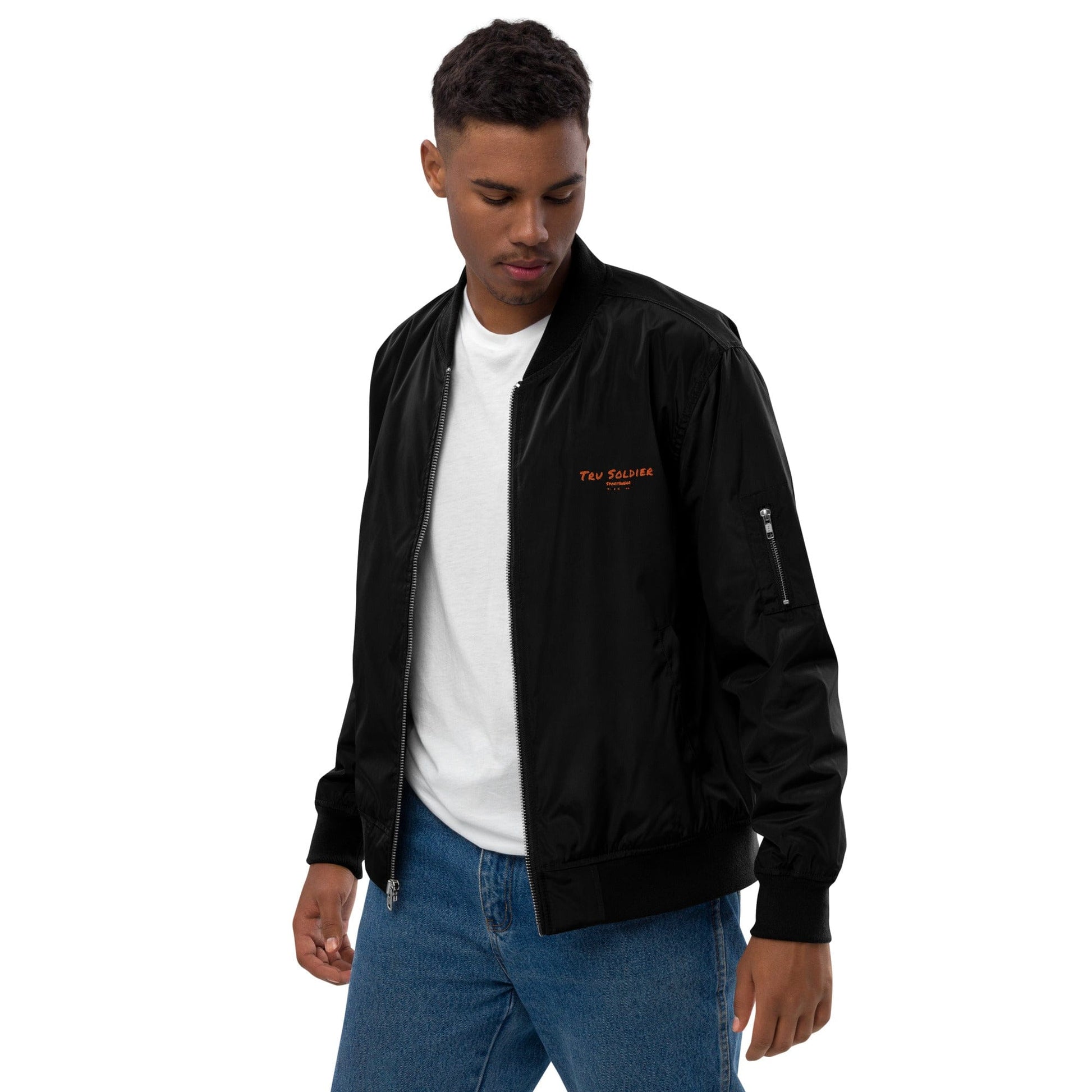 Tru Soldier Sportswear  Premium recycled bomber jacket